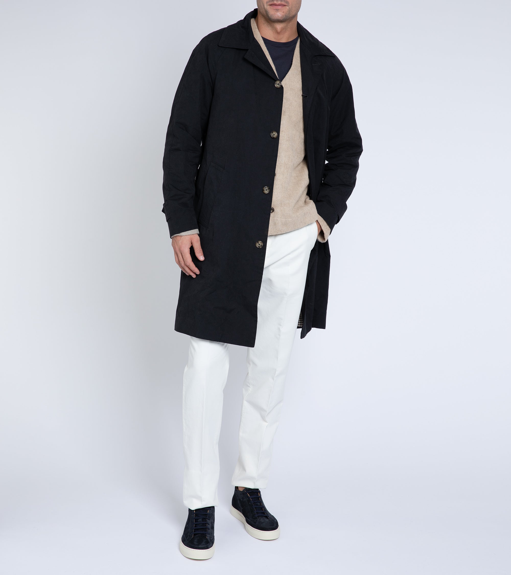 Valstar Humphrey Trench Coat: Navy