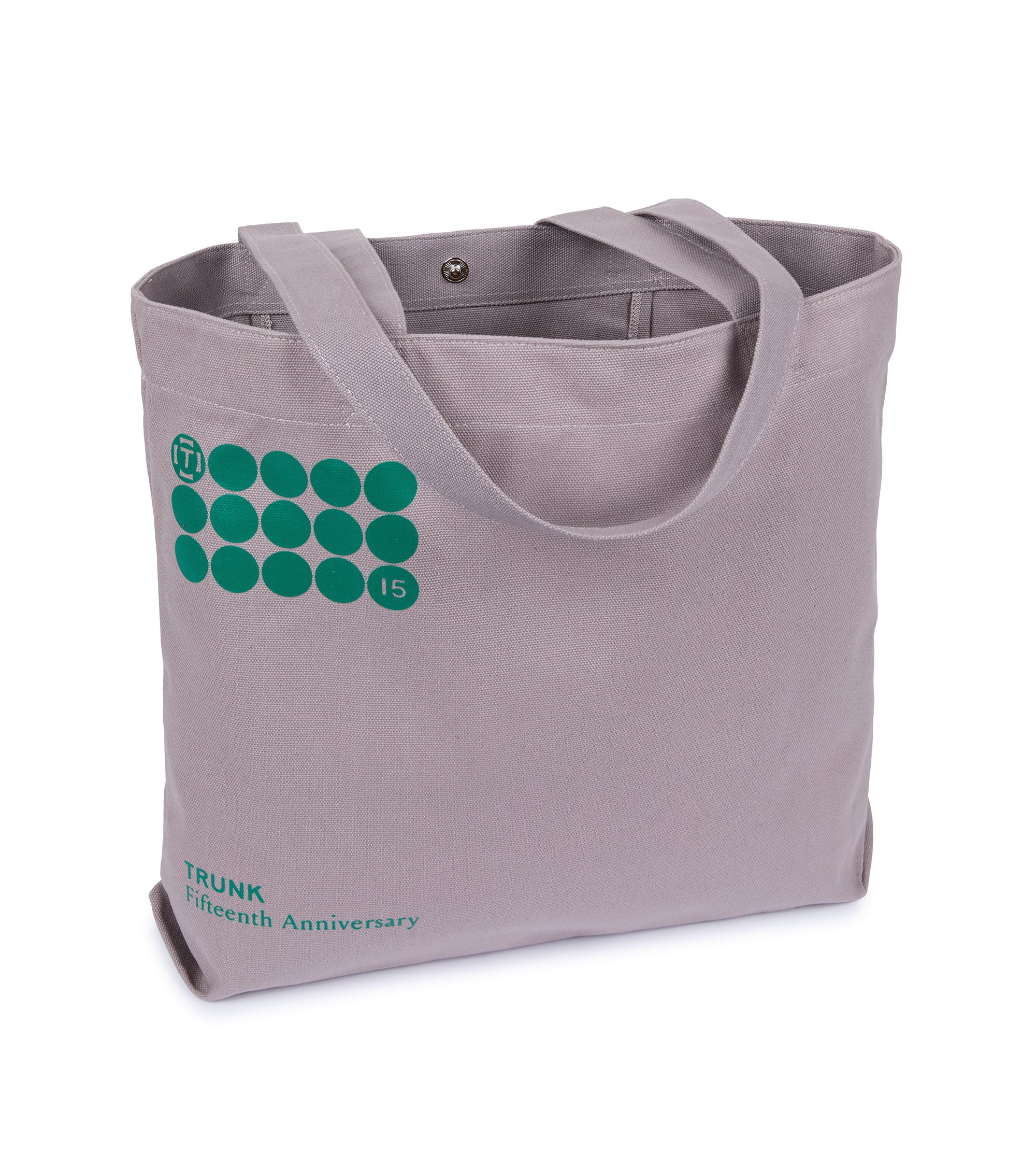 Trunk 15th Anniversary Cotton Canvas Shopper: Warm Grey