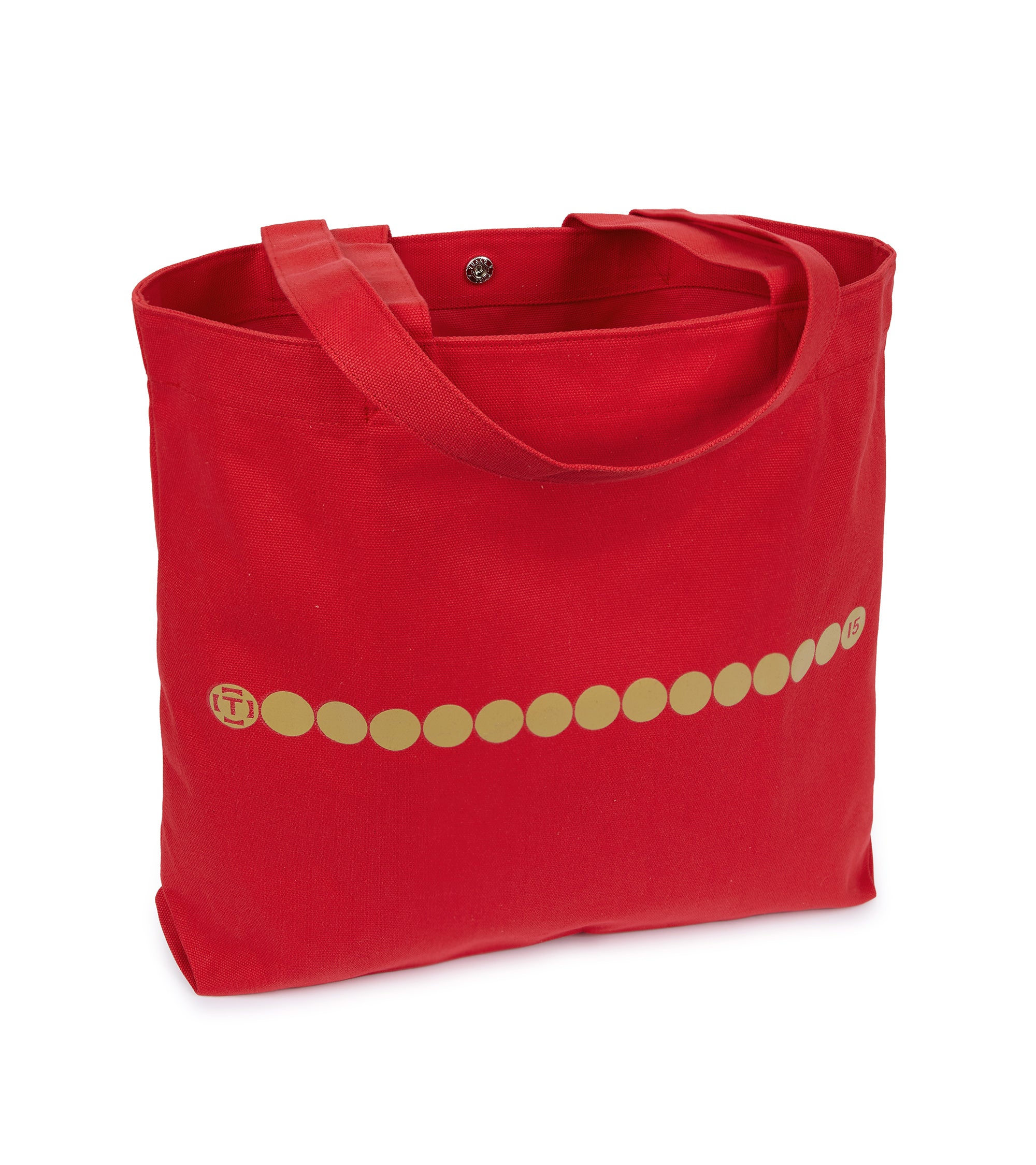 Trunk 15th Anniversary Cotton Canvas Shopper: Bright Red