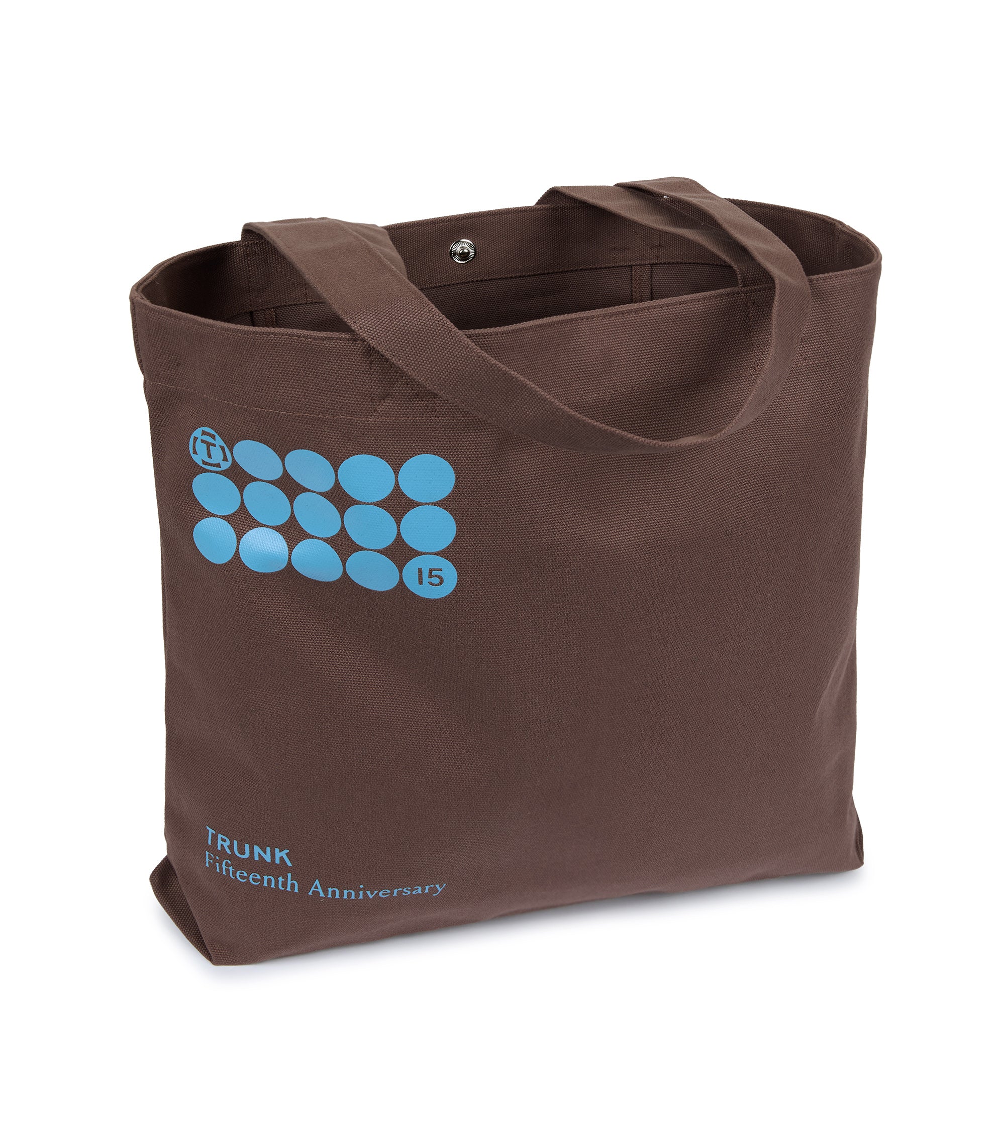 Trunk 15th Anniversary Cotton Canvas Shopper: Brown