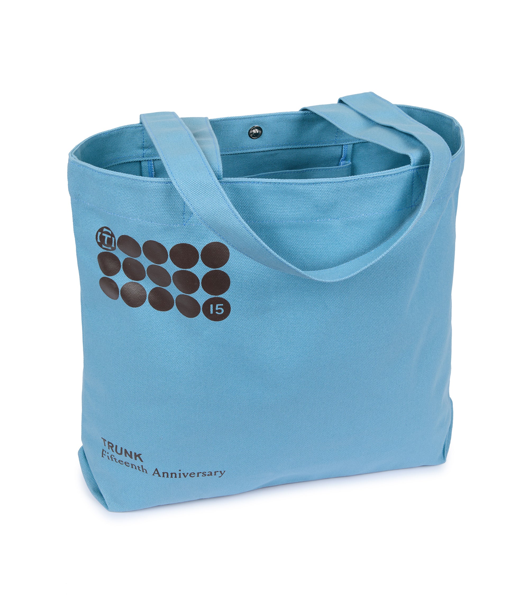 Trunk 15th Anniversary Cotton Canvas Shopper: Dark Sky Blue