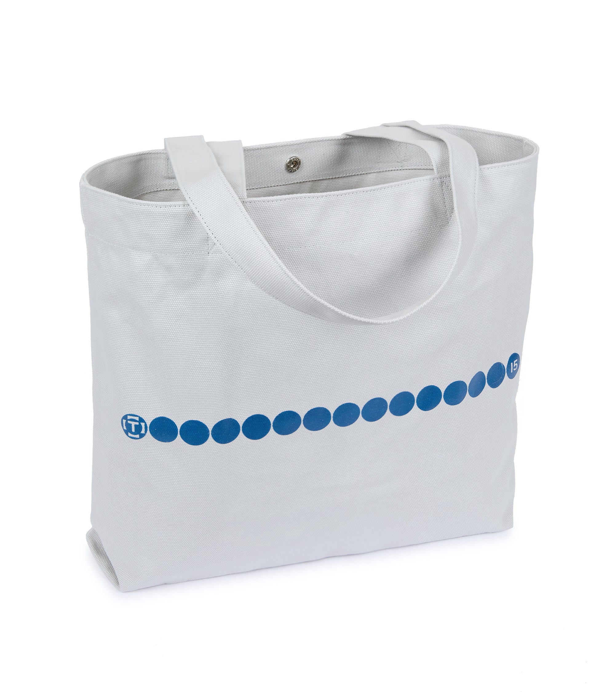 Trunk 15th Anniversary Cotton Canvas Shopper: Light Grey
