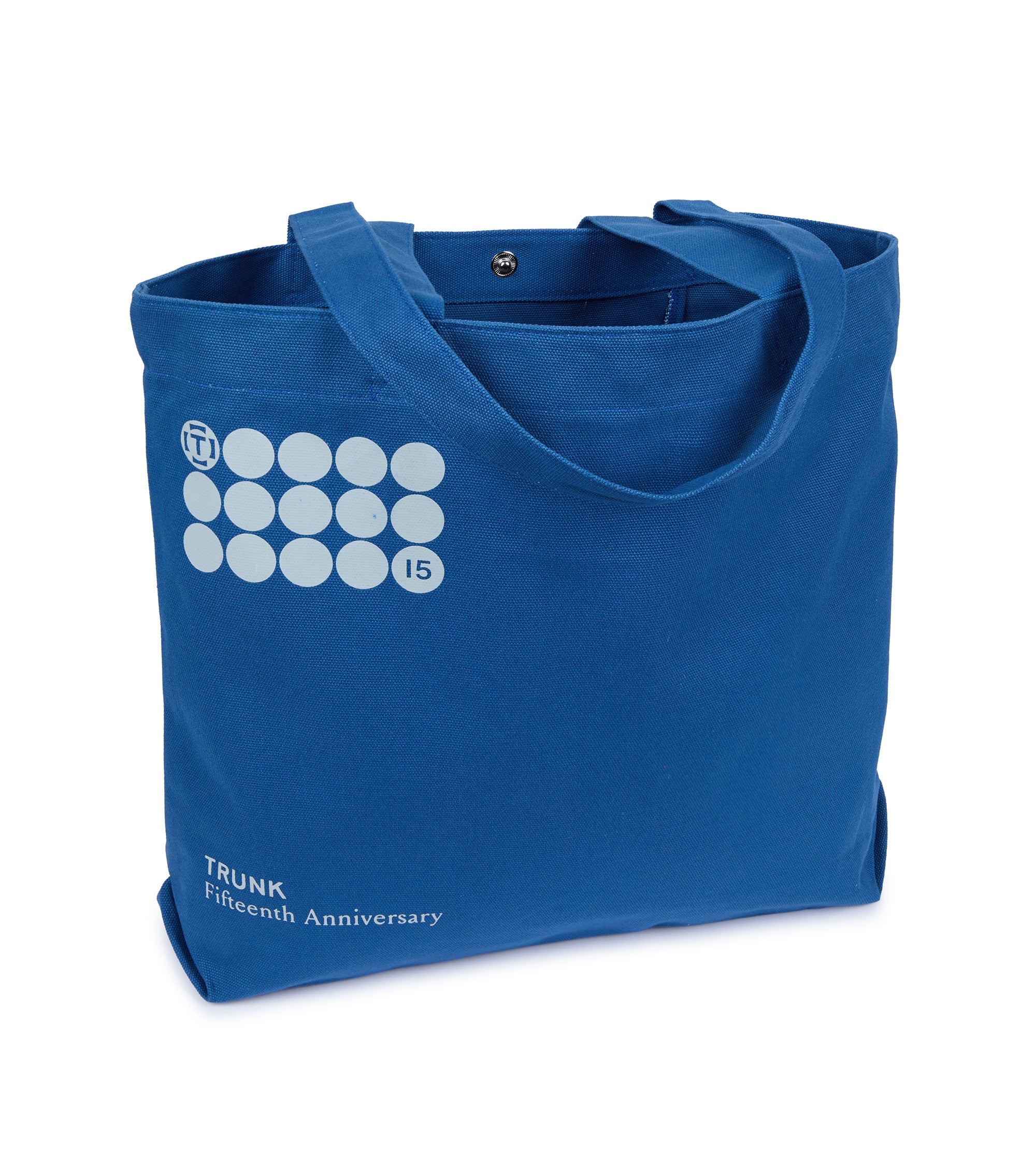 Trunk 15th Anniversary Cotton Canvas Shopper: Mid Blue