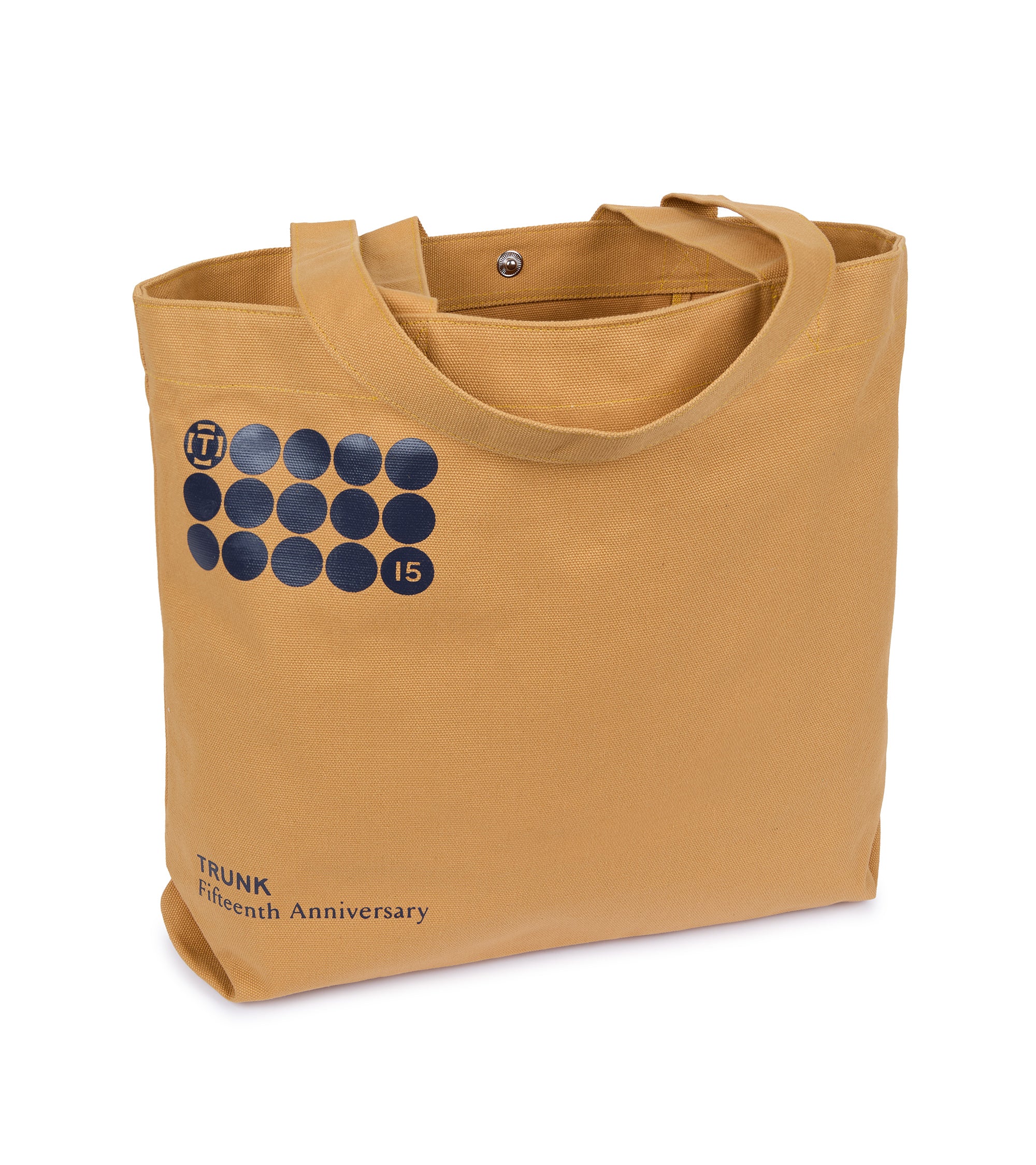 Trunk 15th Anniversary Cotton Canvas Shopper: Mustard