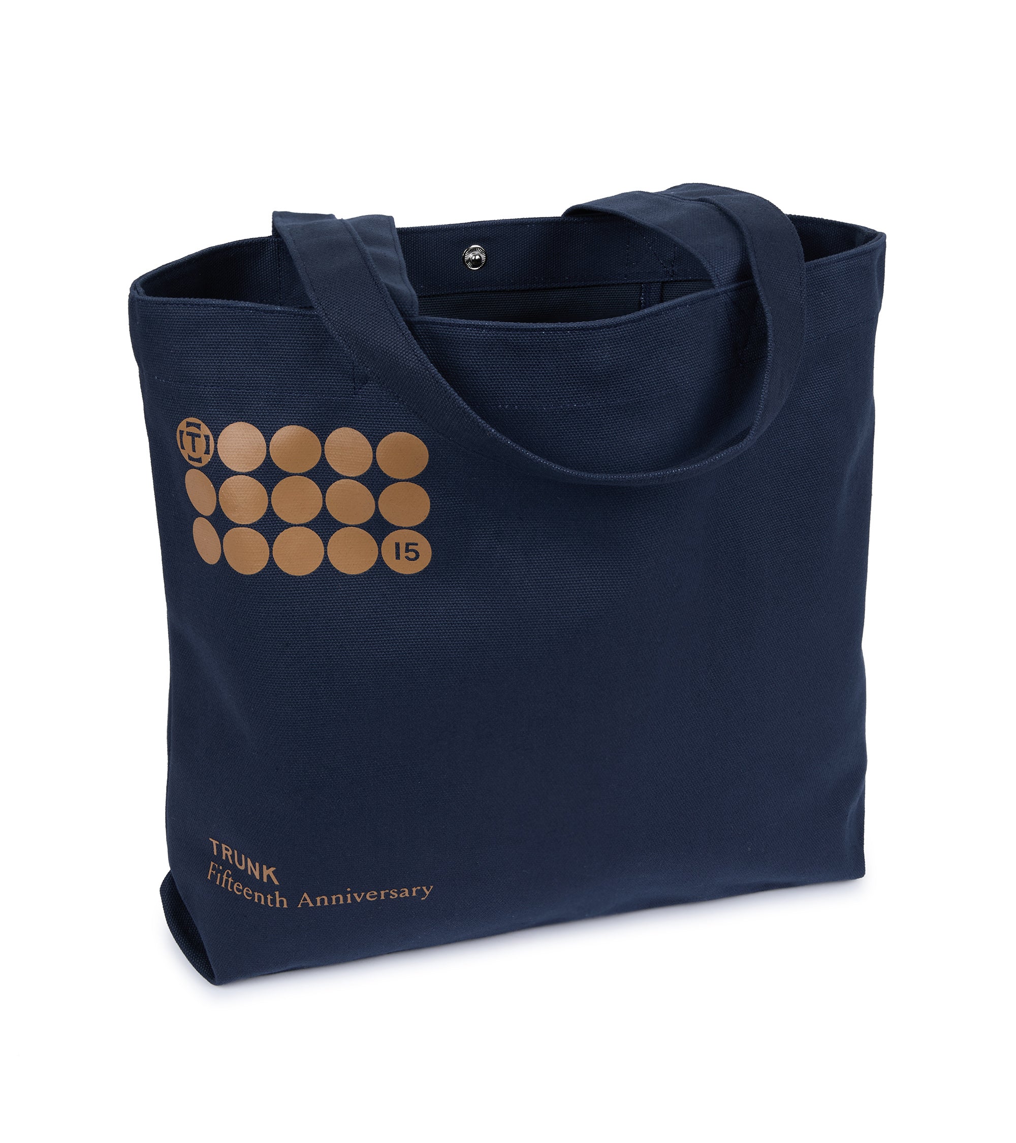 Trunk 15th Anniversary Cotton Canvas Shopper: Navy