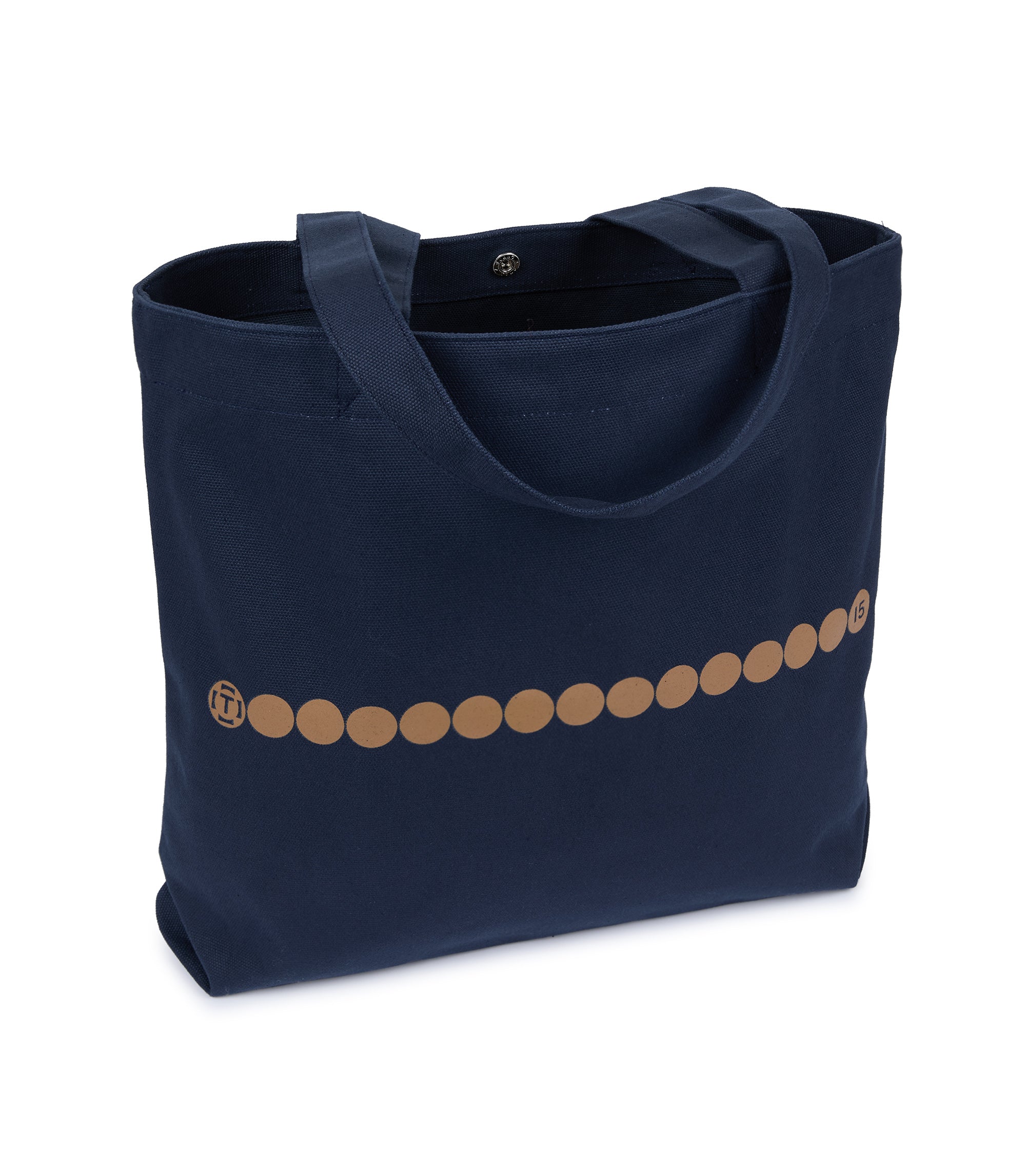 Trunk 15th Anniversary Cotton Canvas Shopper: Navy