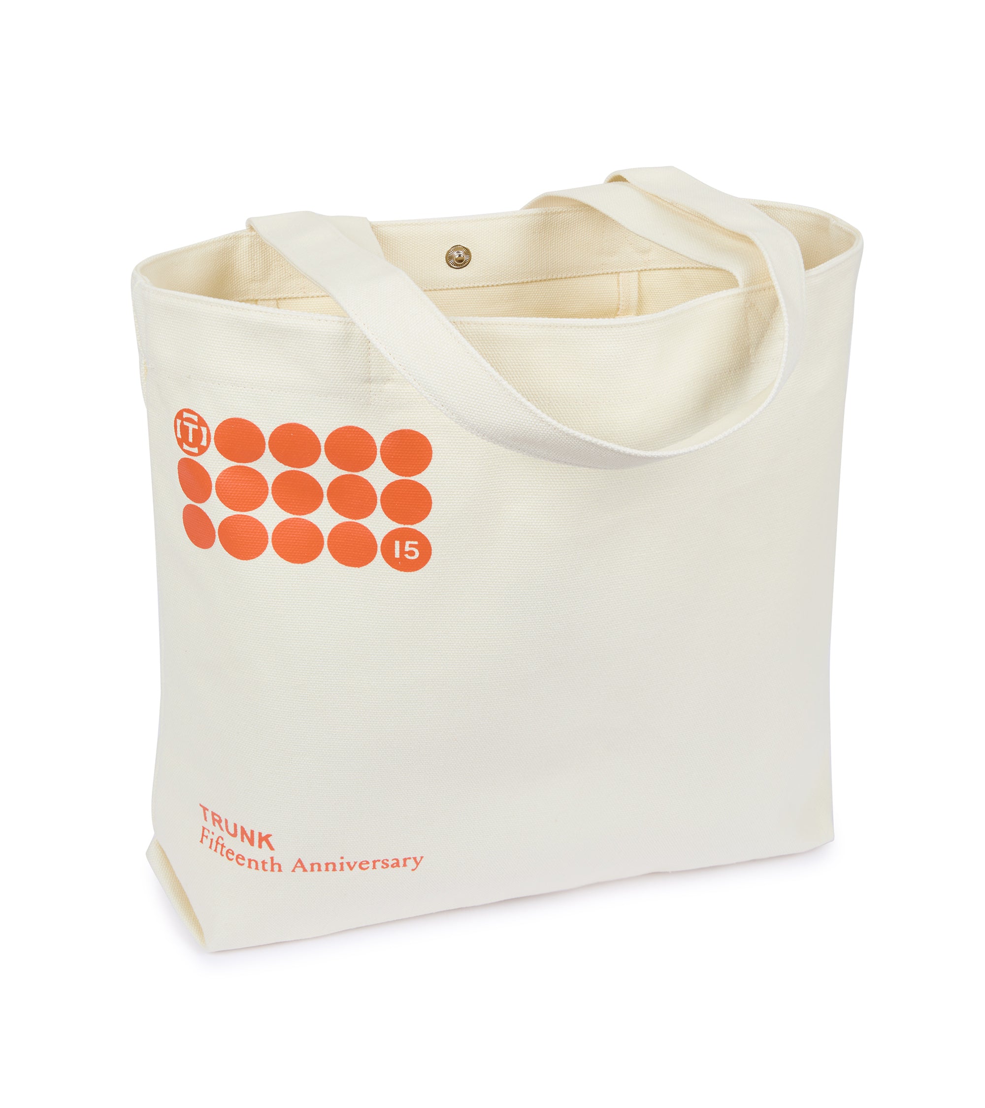 Trunk 15th Anniversary Cotton Canvas Shopper: Off White