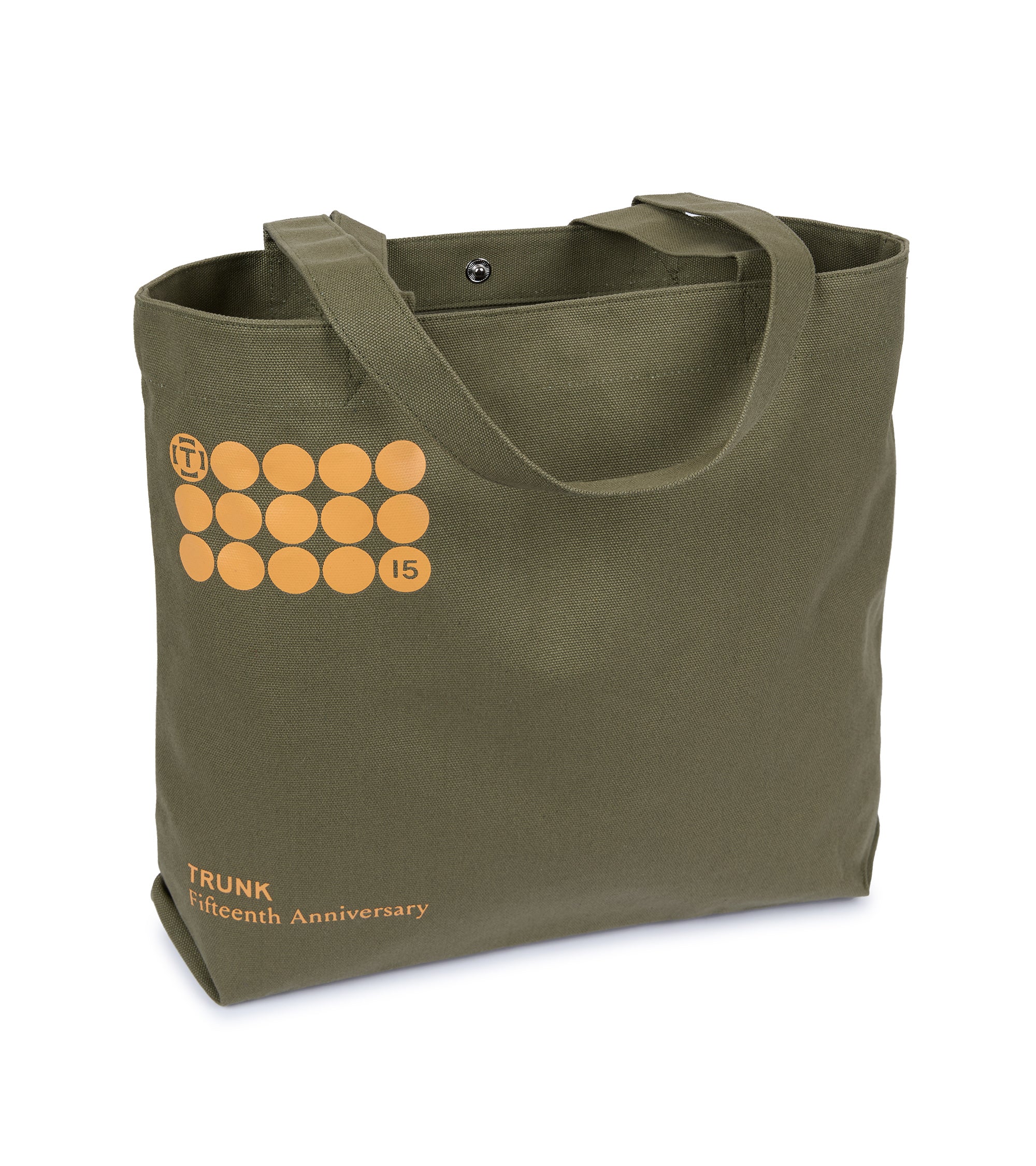 Trunk 15th Anniversary Cotton Canvas Shopper: Olive