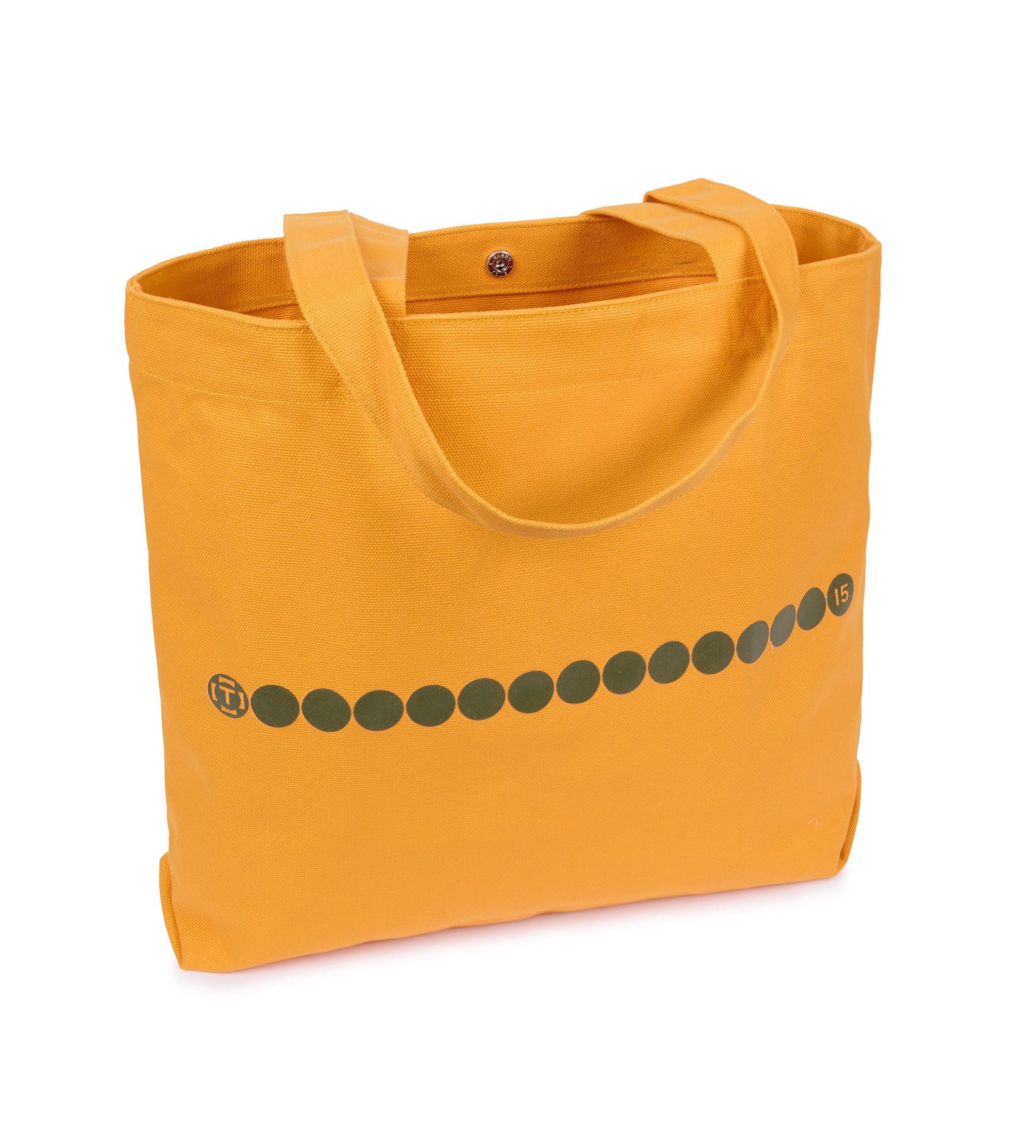 Trunk 15th Anniversary Cotton Canvas Shopper: Orange Yellow