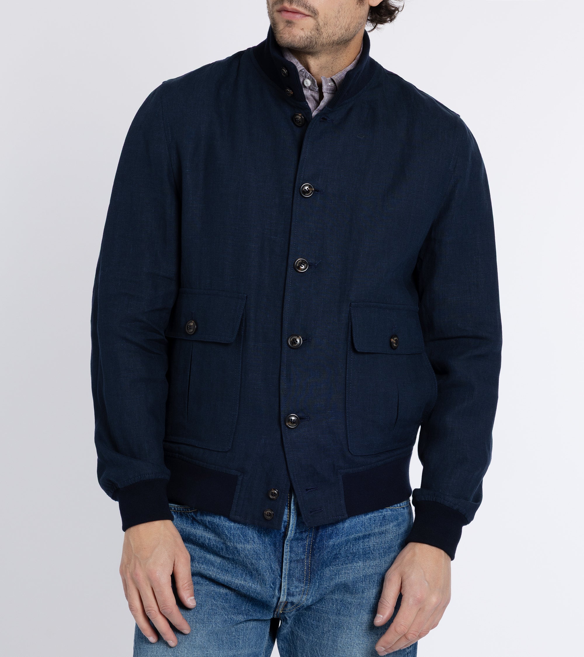 Valstar Valstarino Linen Jacket: Navy
