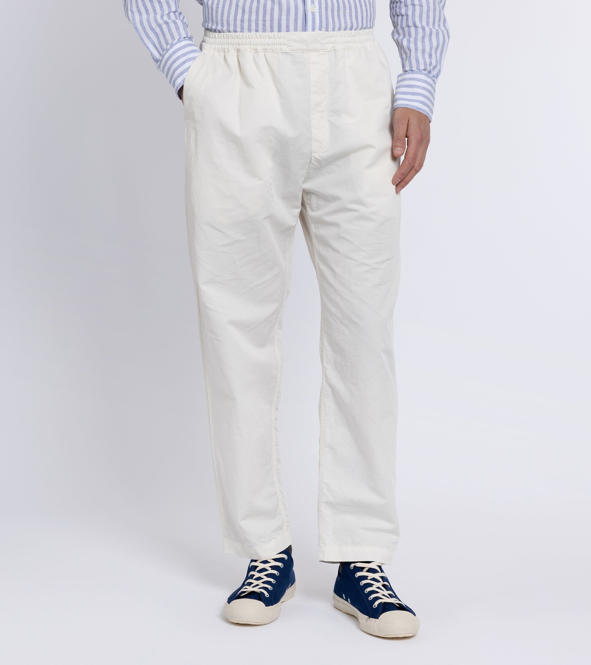 A Kind of Guise Banasa Cotton Linen Trousers: Marshmallow