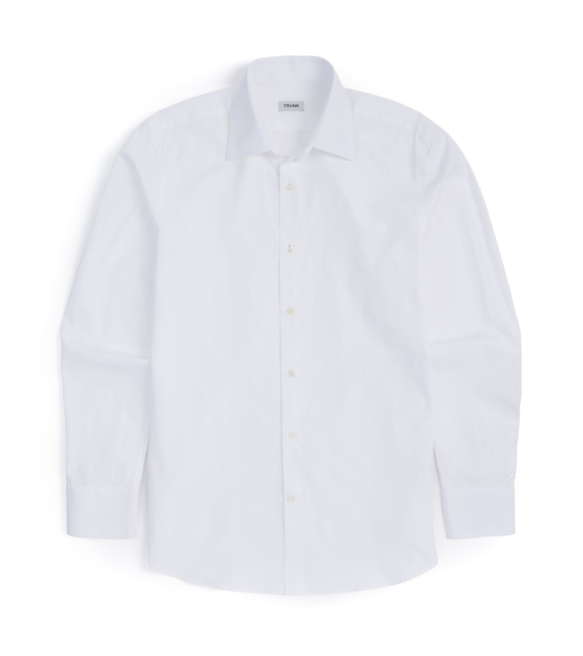 Trunk Allsop Cotton Poplin Formal Shirt: White