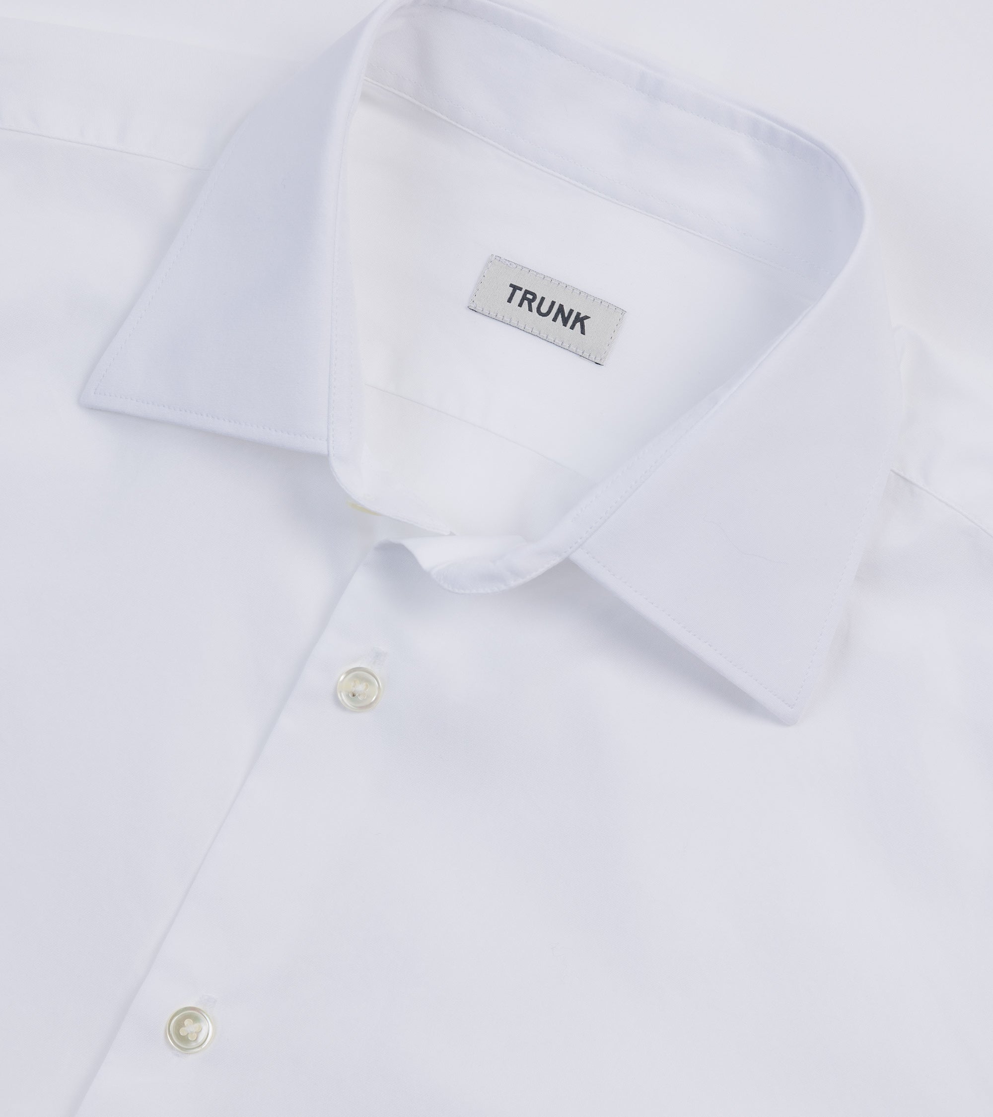 Trunk Allsop Cotton Poplin Formal Shirt: White