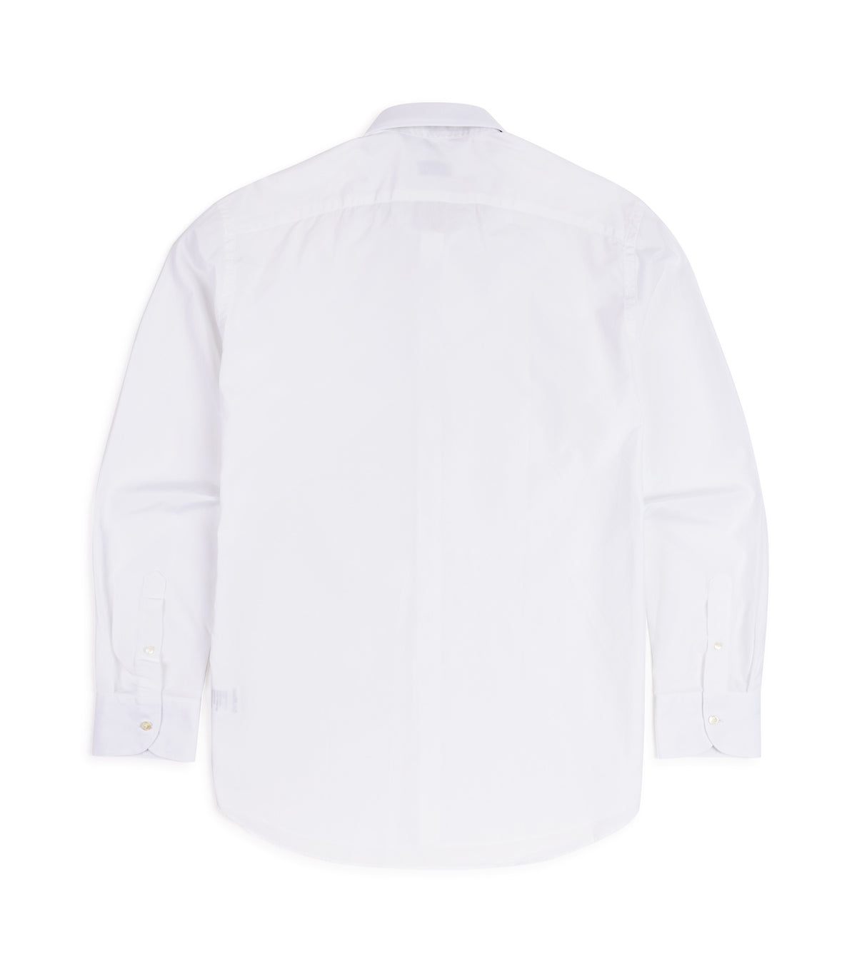 Trunk Allsop Cotton Poplin Formal Shirt in white, product photo.