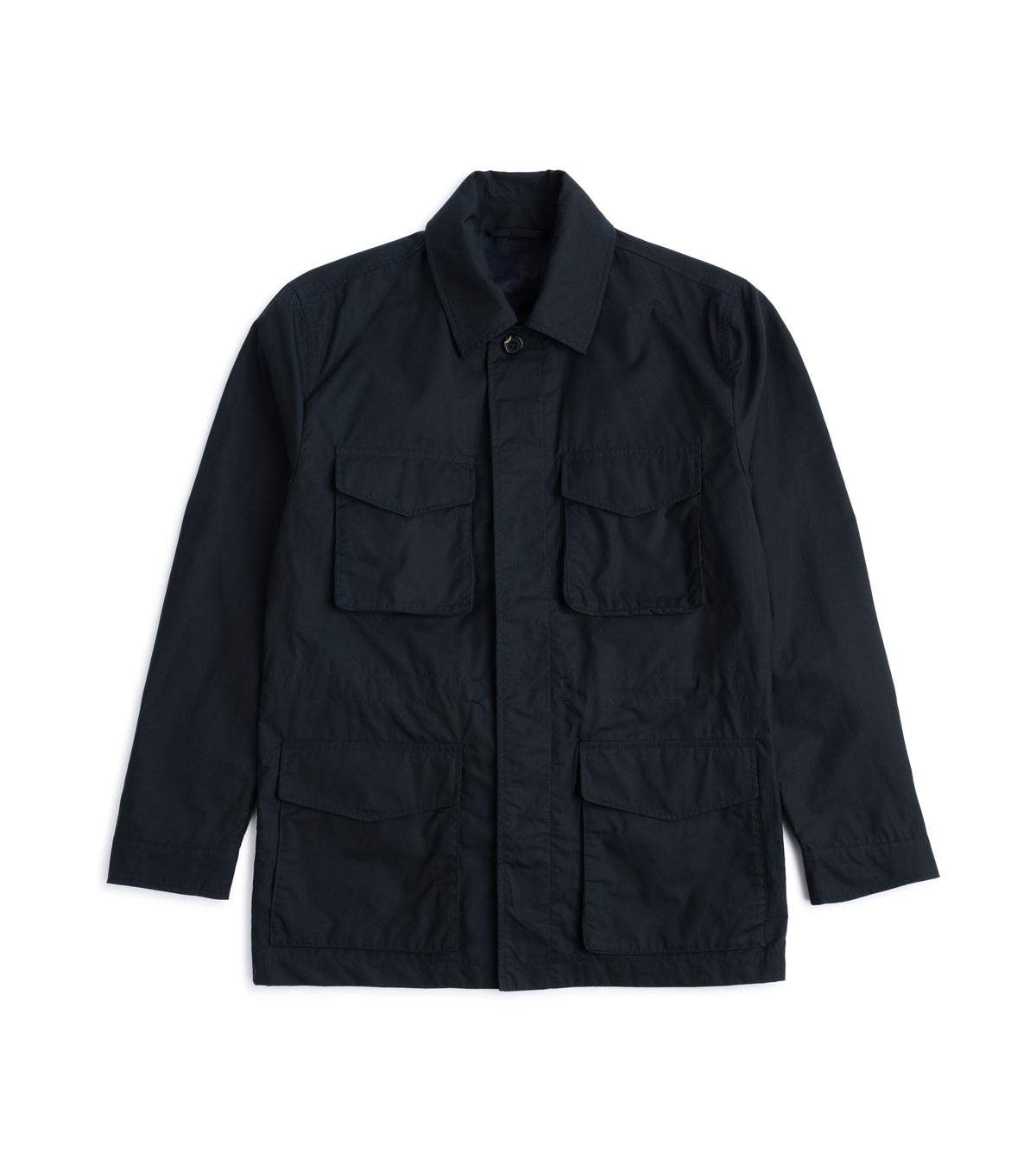 Trunk Blandford Waxed Cotton Field Jacket: Navy
