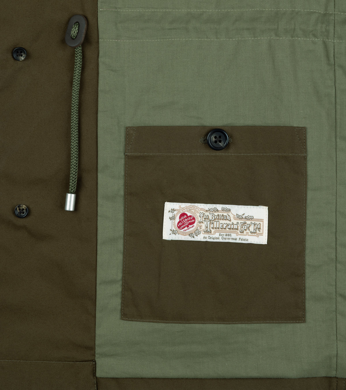 Trunk Blandford Waxed Cotton Field Jacket: Olive