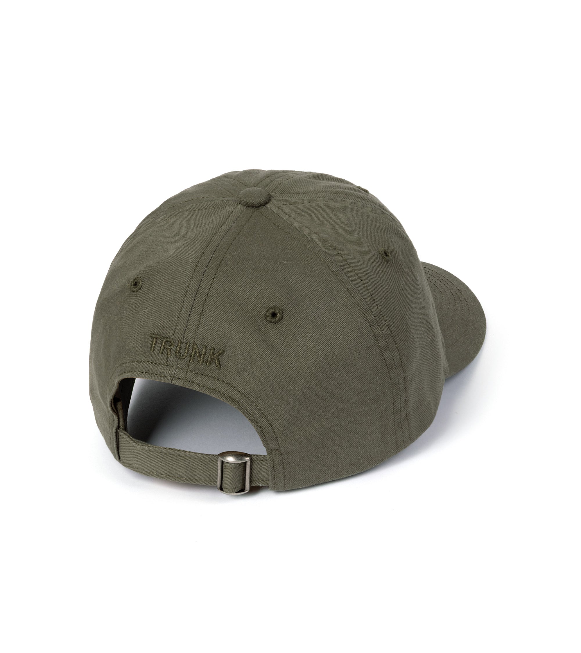 Trunk Brushed Cotton Twill Baseball Cap: Olive