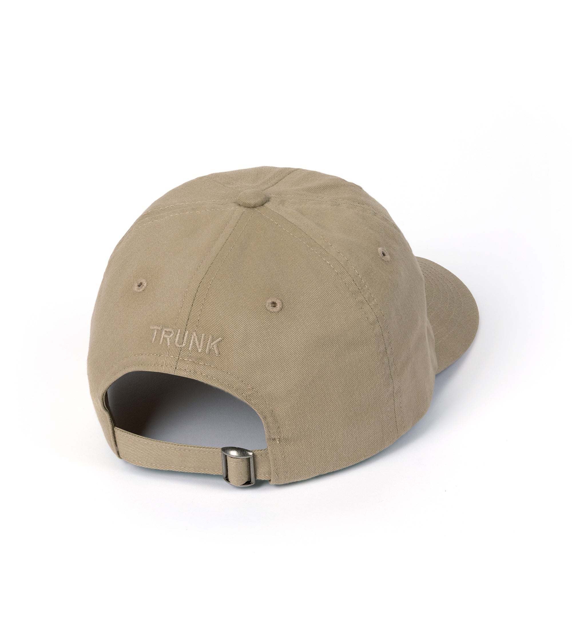 Trunk Brushed Cotton Twill Baseball Cap: Khaki