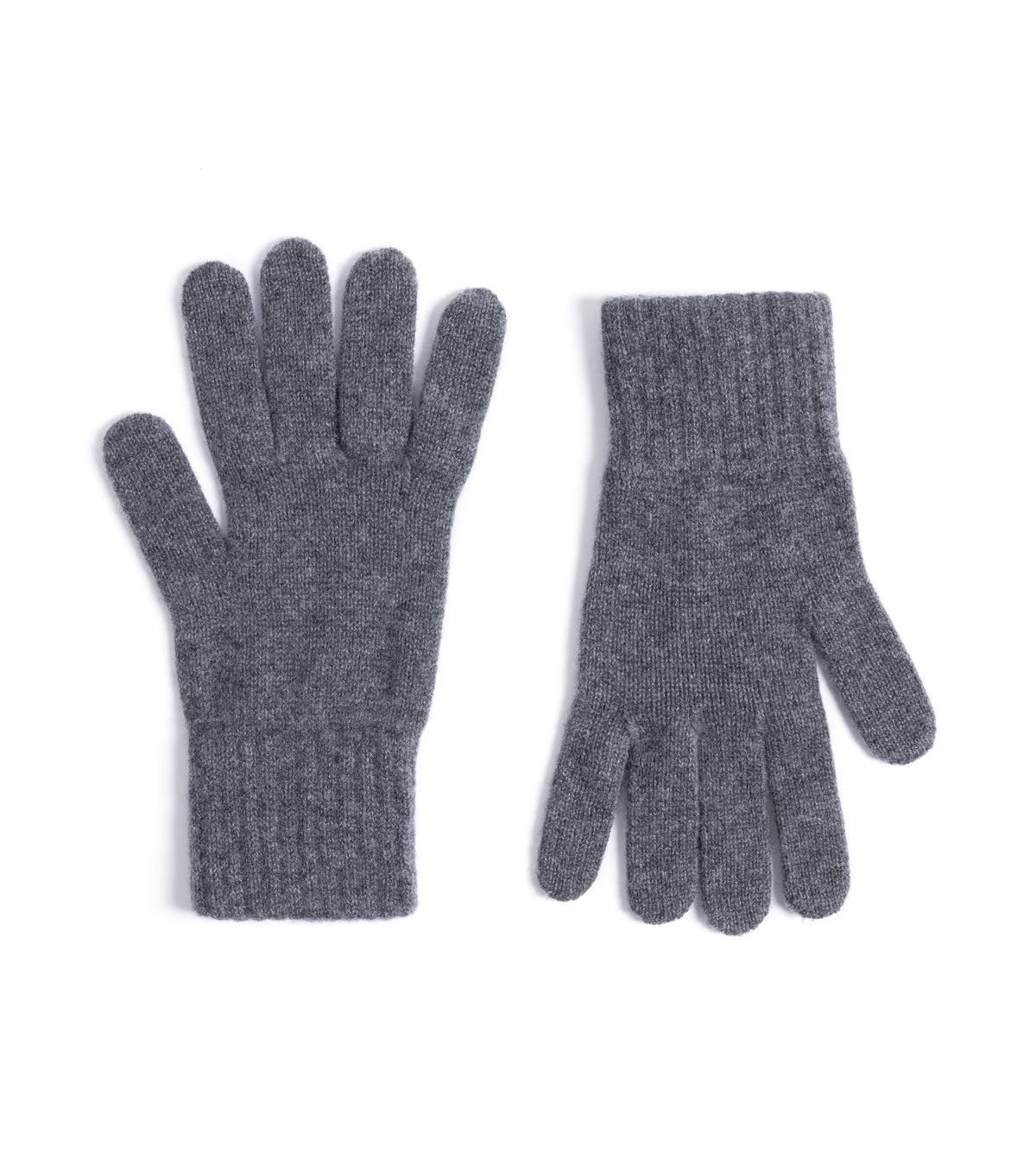 Trunk Cashmere Knitted Gloves: Derby Grey