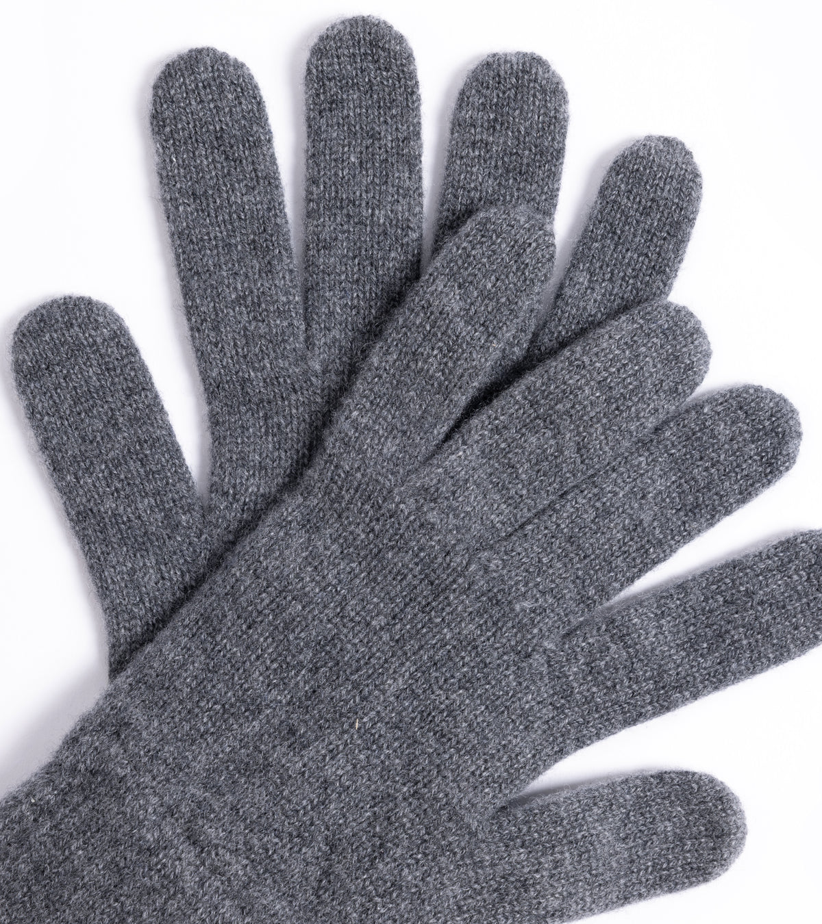 Trunk Cashmere Knitted Gloves: Derby Grey