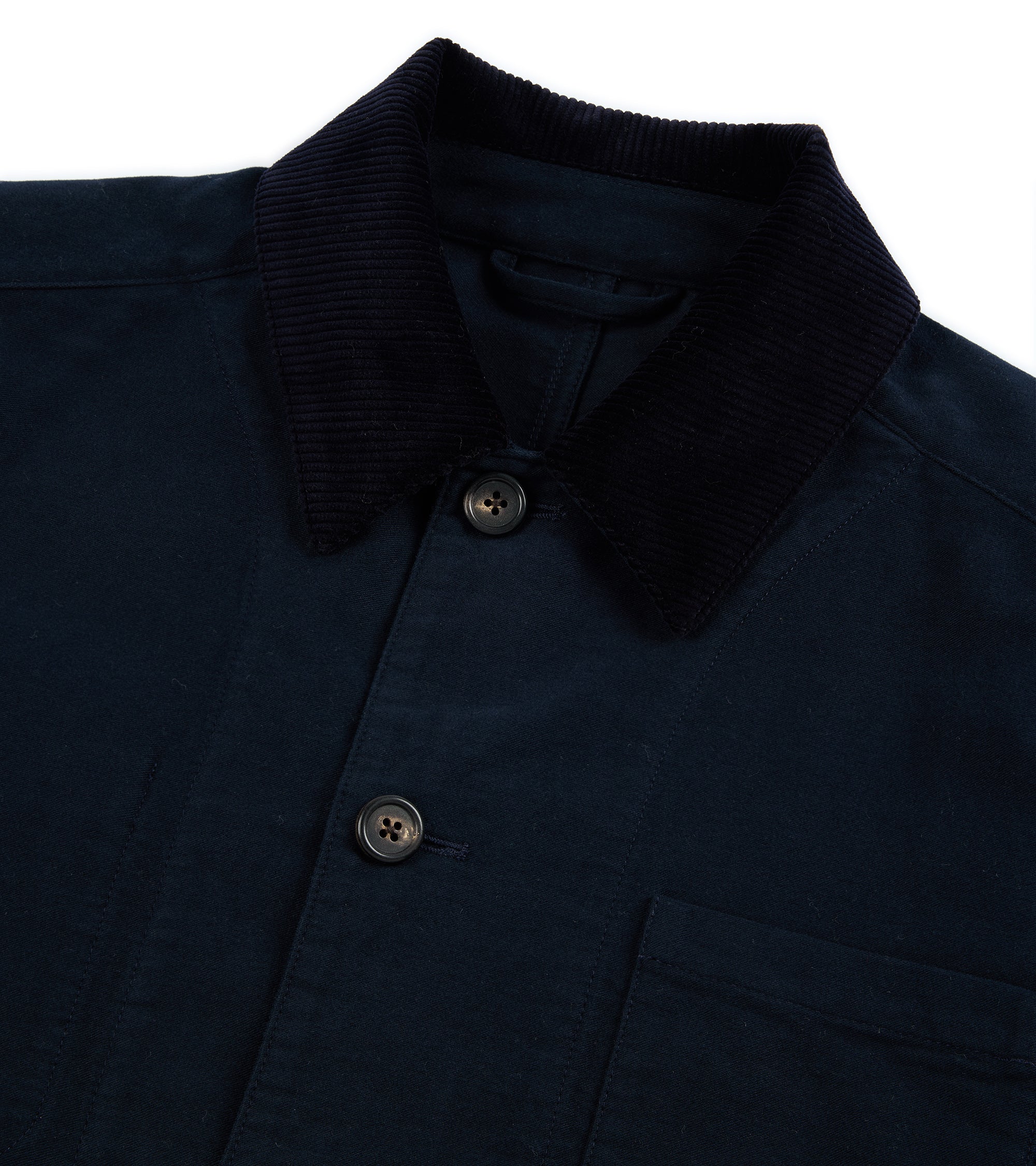 Trunk Coleman Cotton Moleskin Chore Jacket: Navy