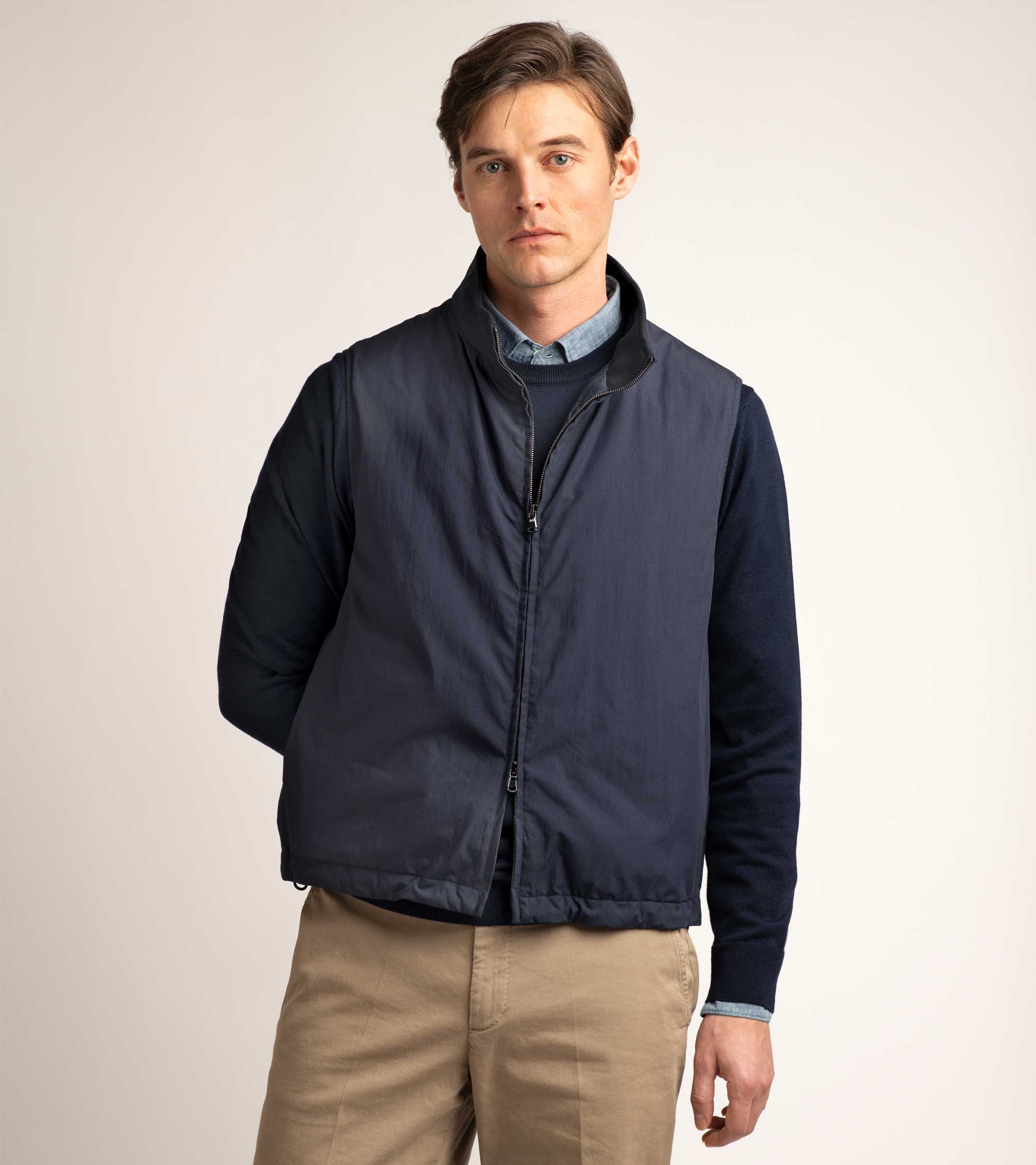 Trunk Frith Technical Gilet: Navy
