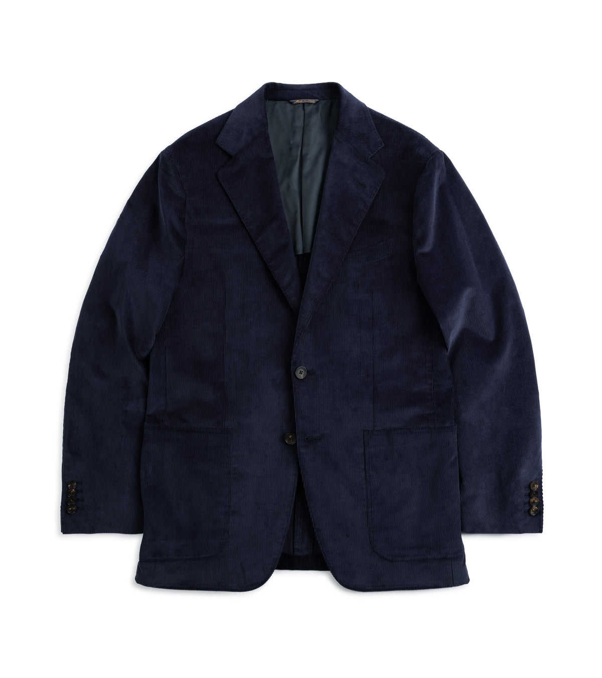 Trunk Hutton Cotton Corduroy Tailored Jacket: Navy