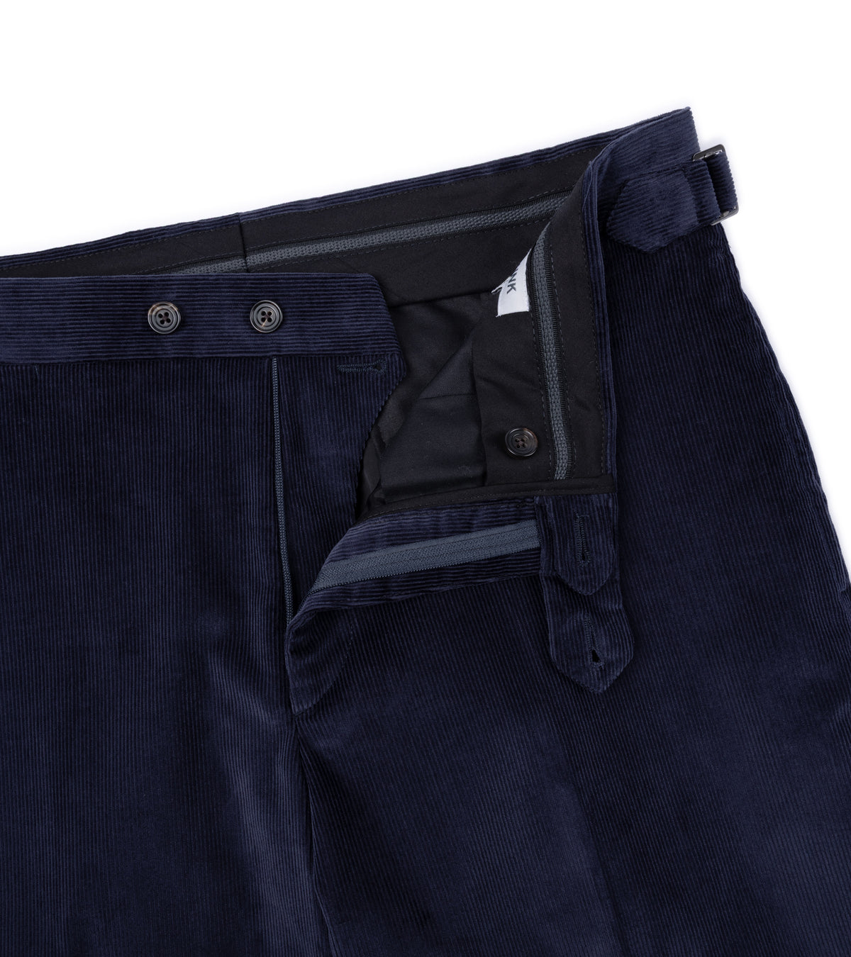 Trunk Hutton Cotton Corduroy Tailored Trousers: Navy
