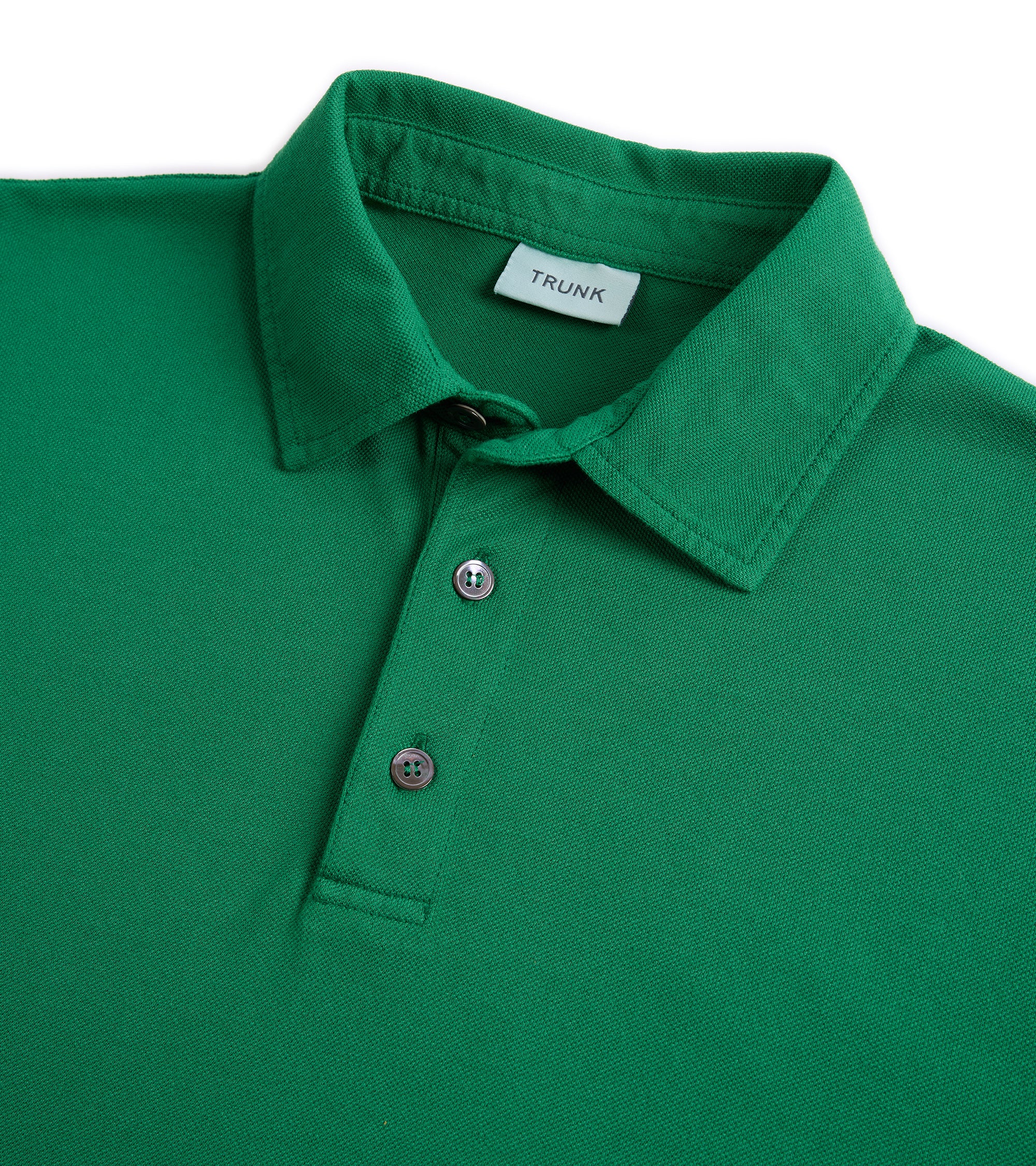 Trunk Moxon Short Sleeve Polo Shirt: Green