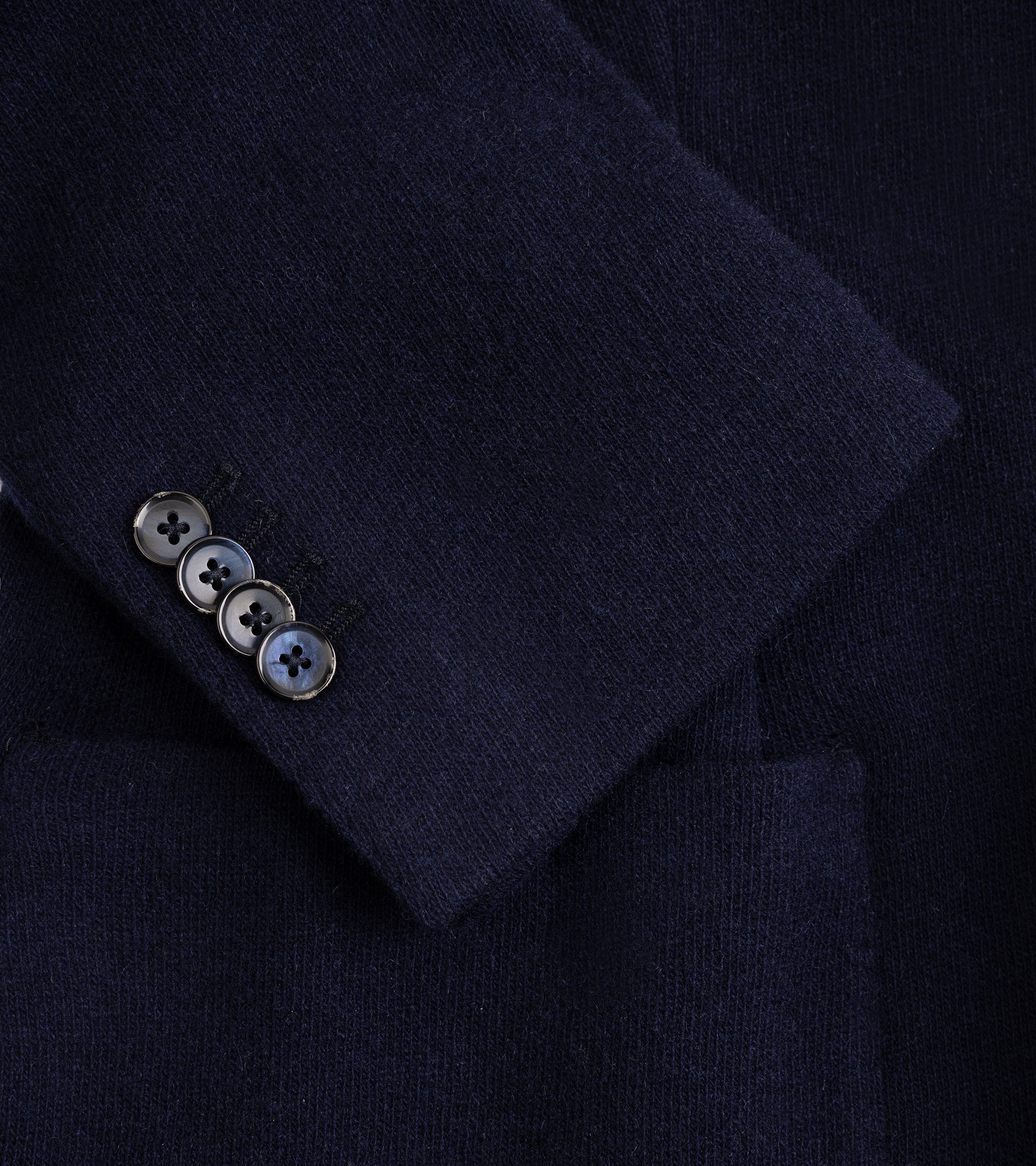 Trunk Walbrook Cashmere Jersey Jacket: Navy