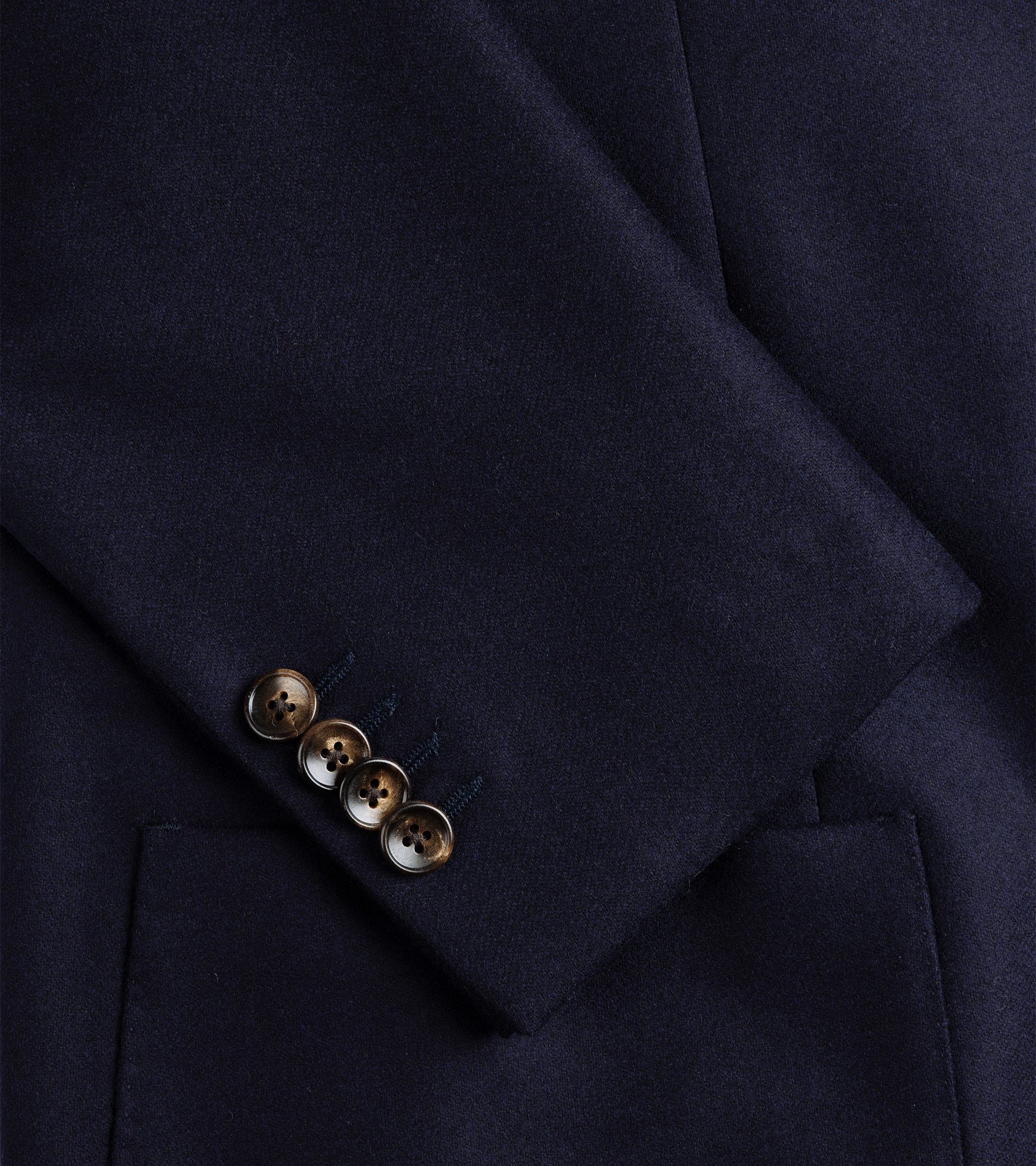 Trunk Walbrook Wool Flannel Suit Jacket: Navy