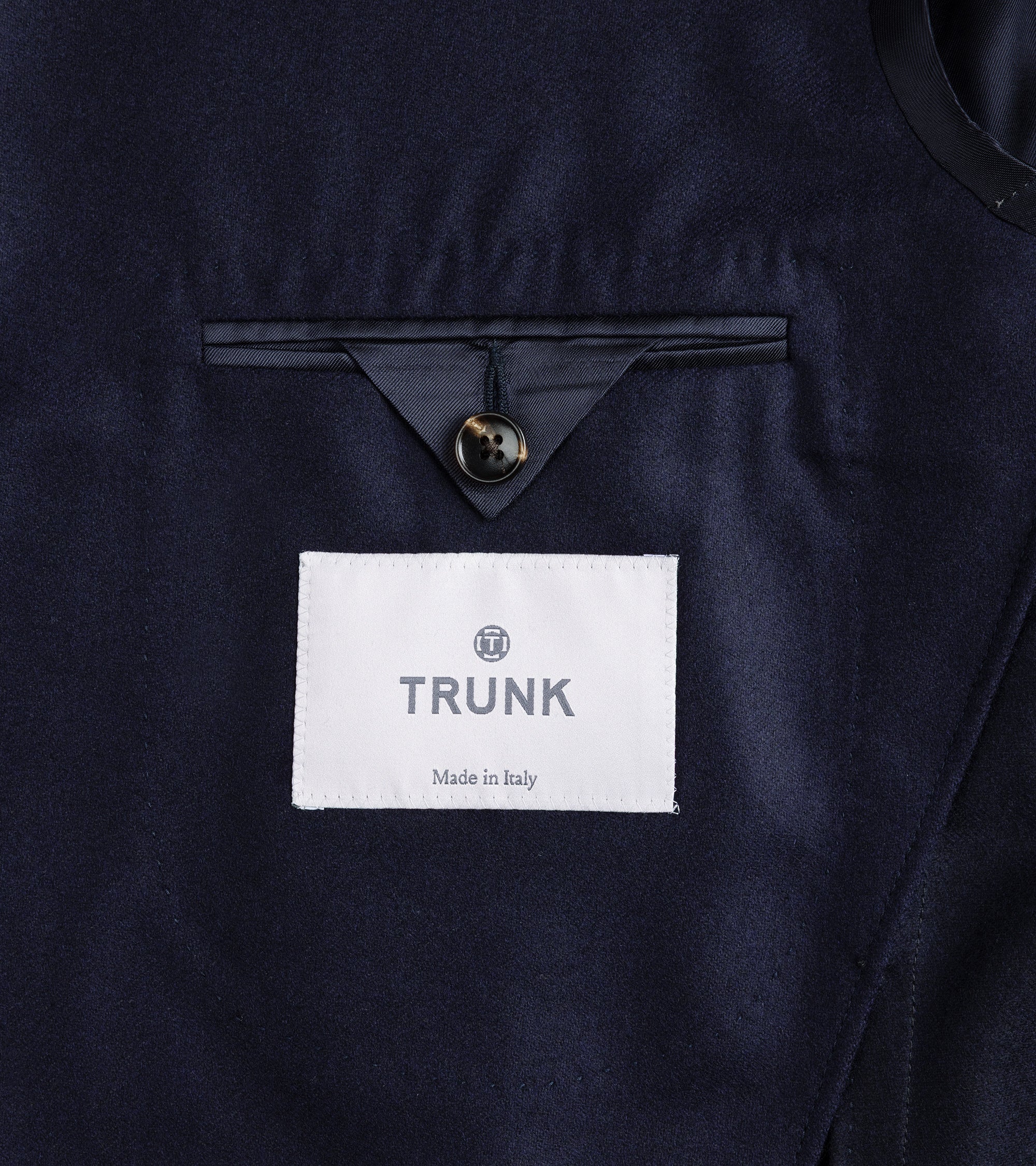 Trunk Walbrook Wool Flannel Suit Jacket: Navy