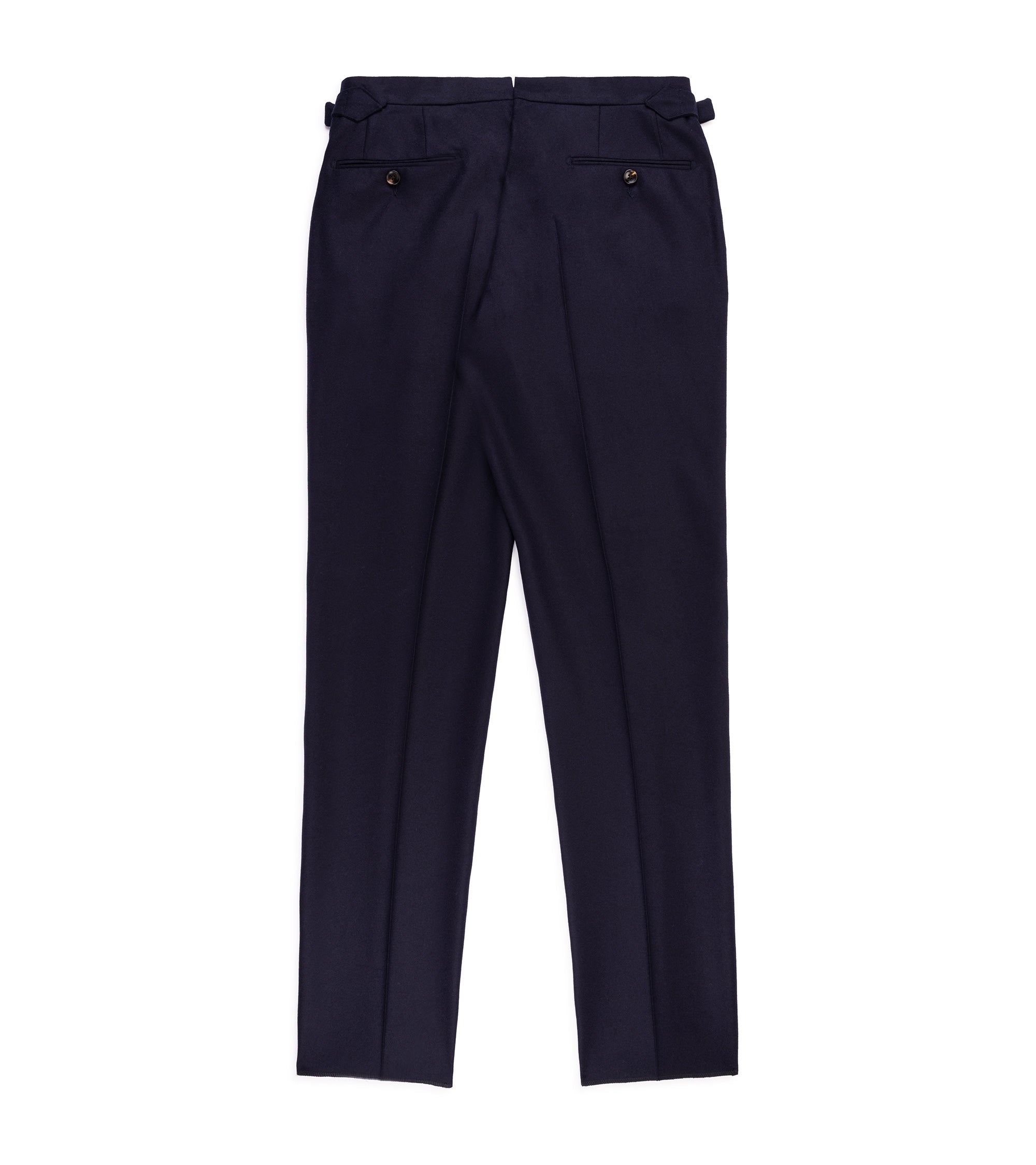 Trunk Walbrook Wool Flannel Suit Trousers: Navy
