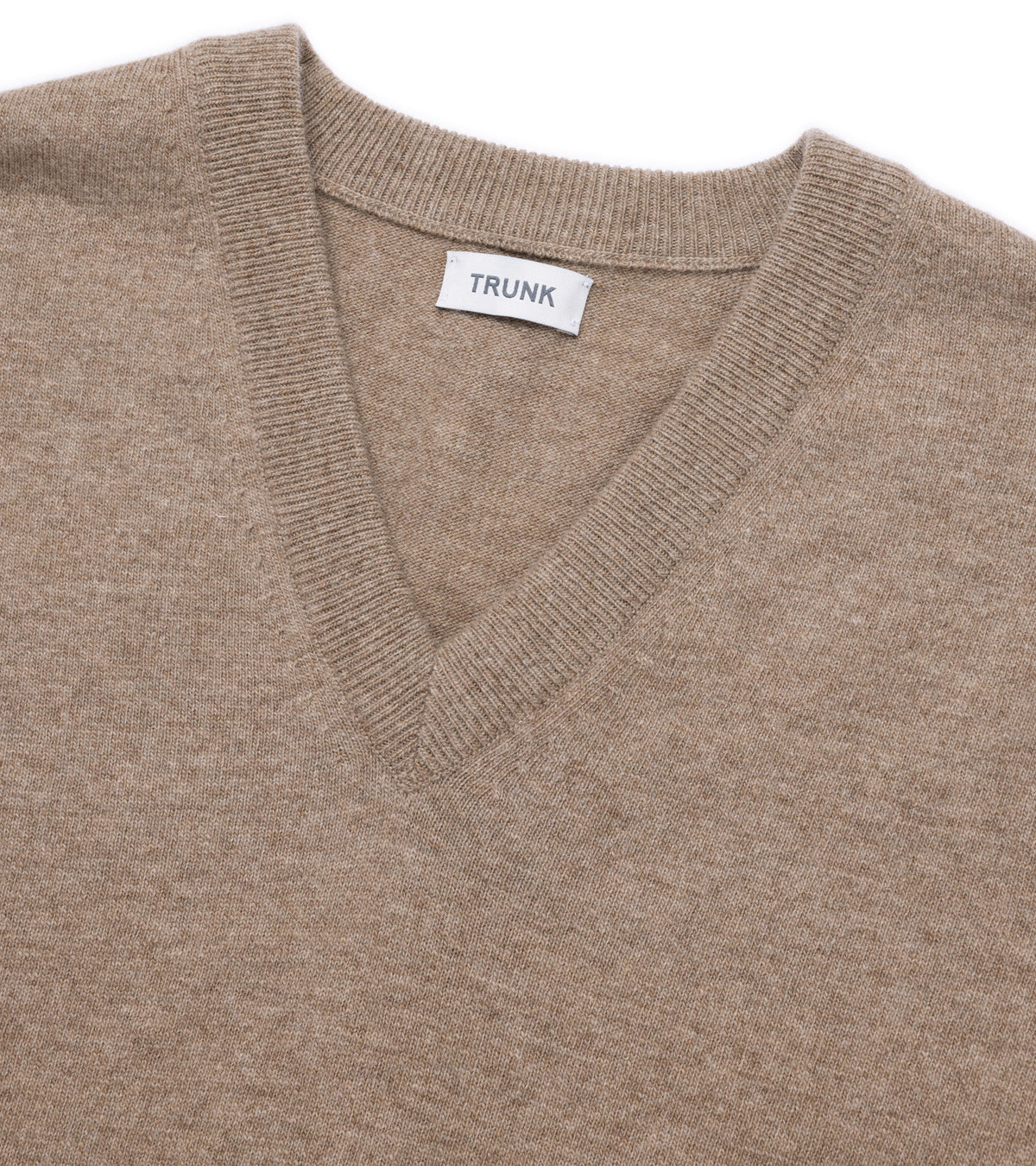 Trunk Walden Geelong V Neck Sweater: Natural