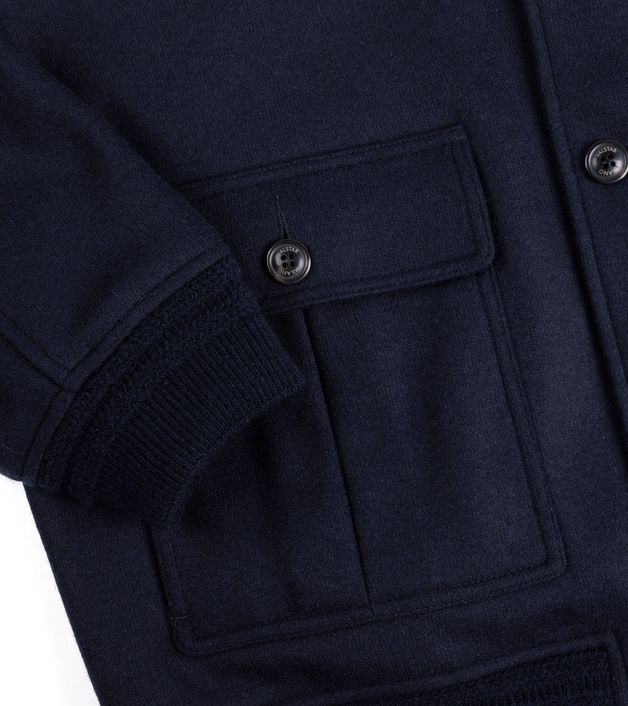 Valstar Valstarino Wool Jersey Jacket: Navy
