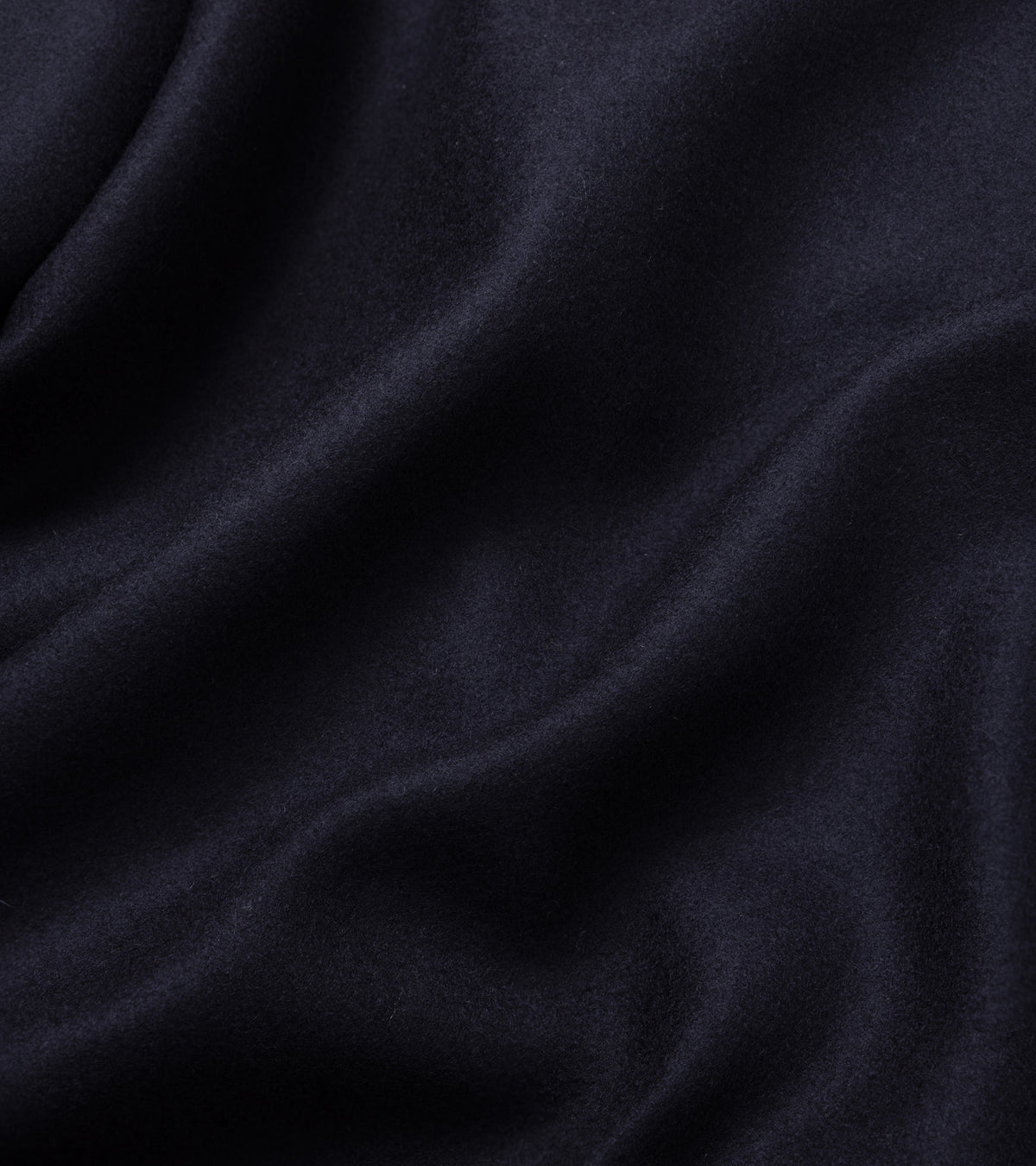 Valstar Valstarino Wool Felt Jacket in Navy. Close-up detail of the wool felt fabric.
