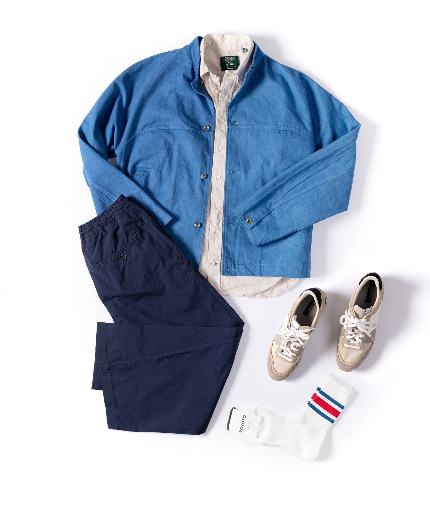 Arpenteur Cotton Evo Jacket: Medium Woad - Trunk Clothiers