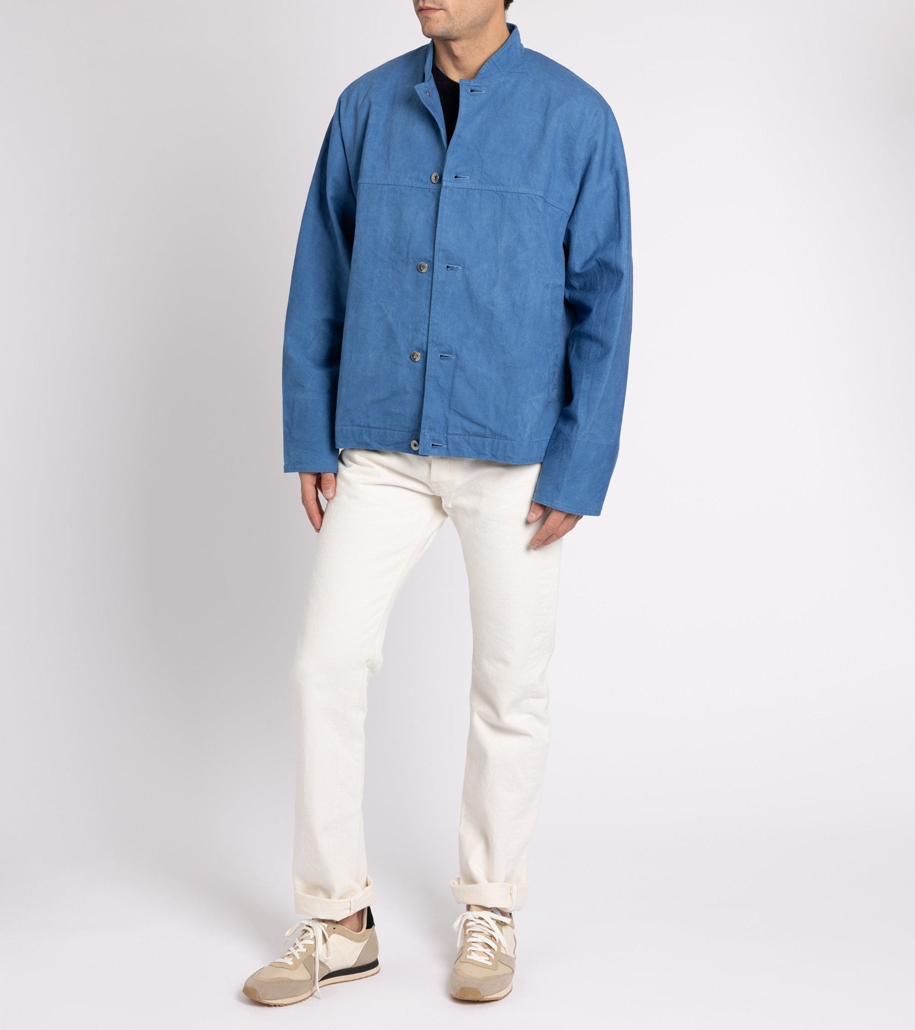Arpenteur Cotton Evo Jacket: Medium Woad - Trunk Clothiers