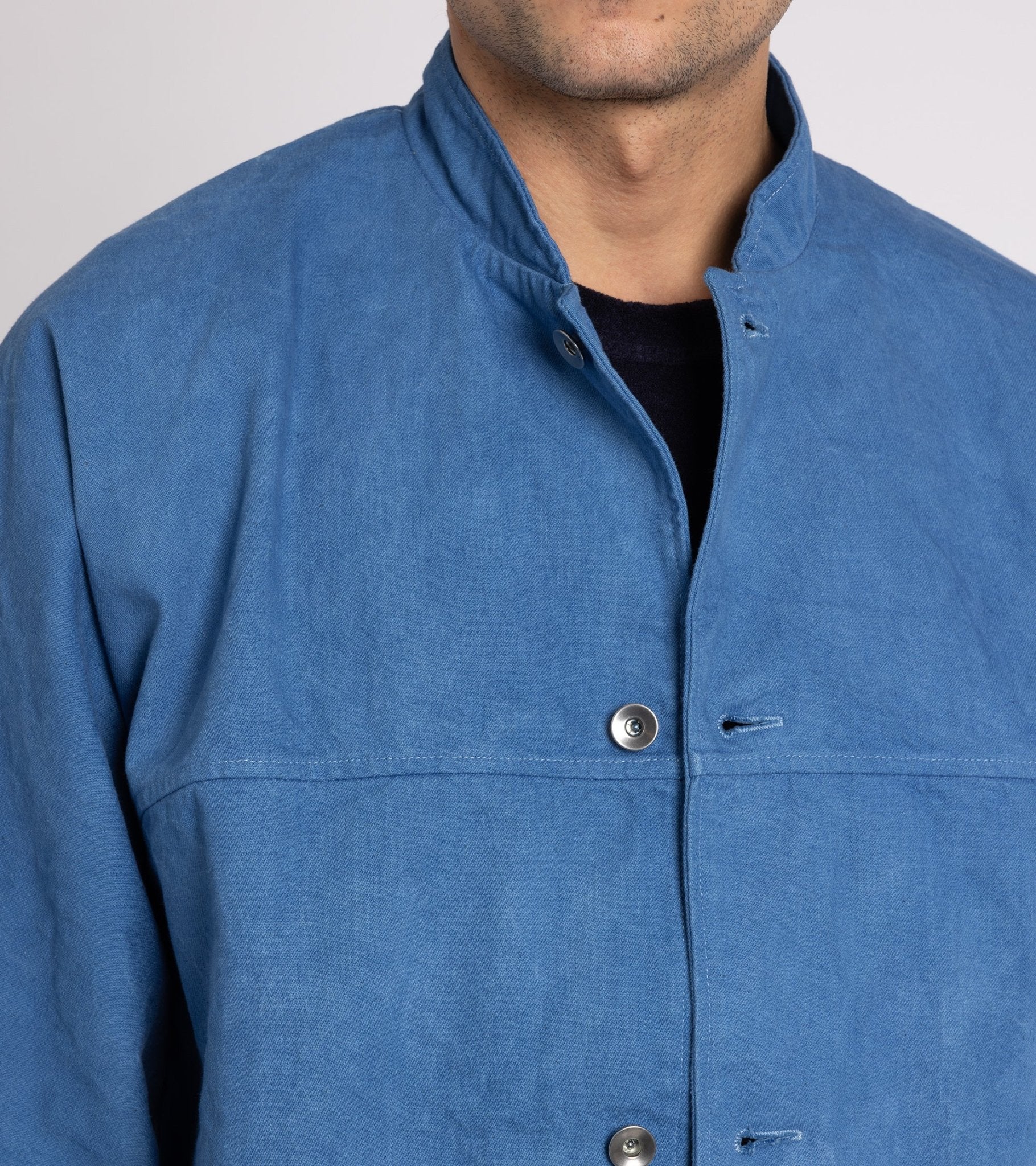 Arpenteur Cotton Evo Jacket: Medium Woad - Trunk Clothiers