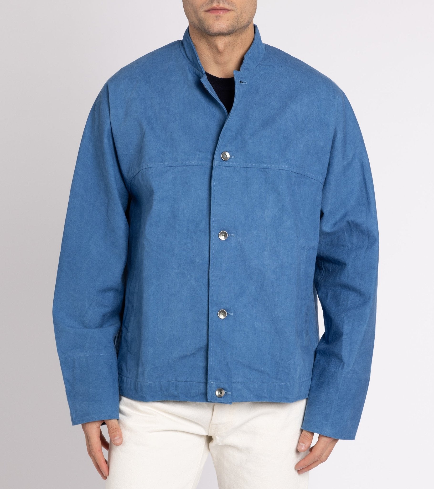 Arpenteur Cotton Evo Jacket: Medium Woad - Trunk Clothiers