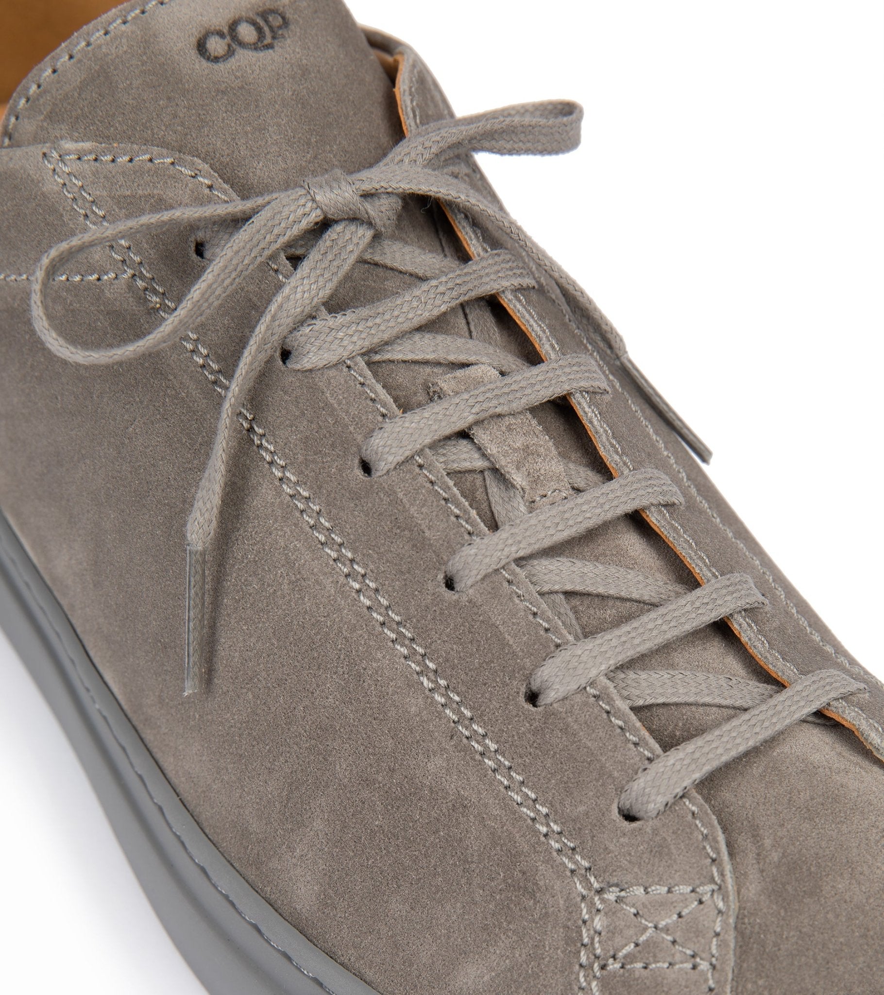 CQP Racquet Sr Suede Sneaker: Granite - Trunk Clothiers