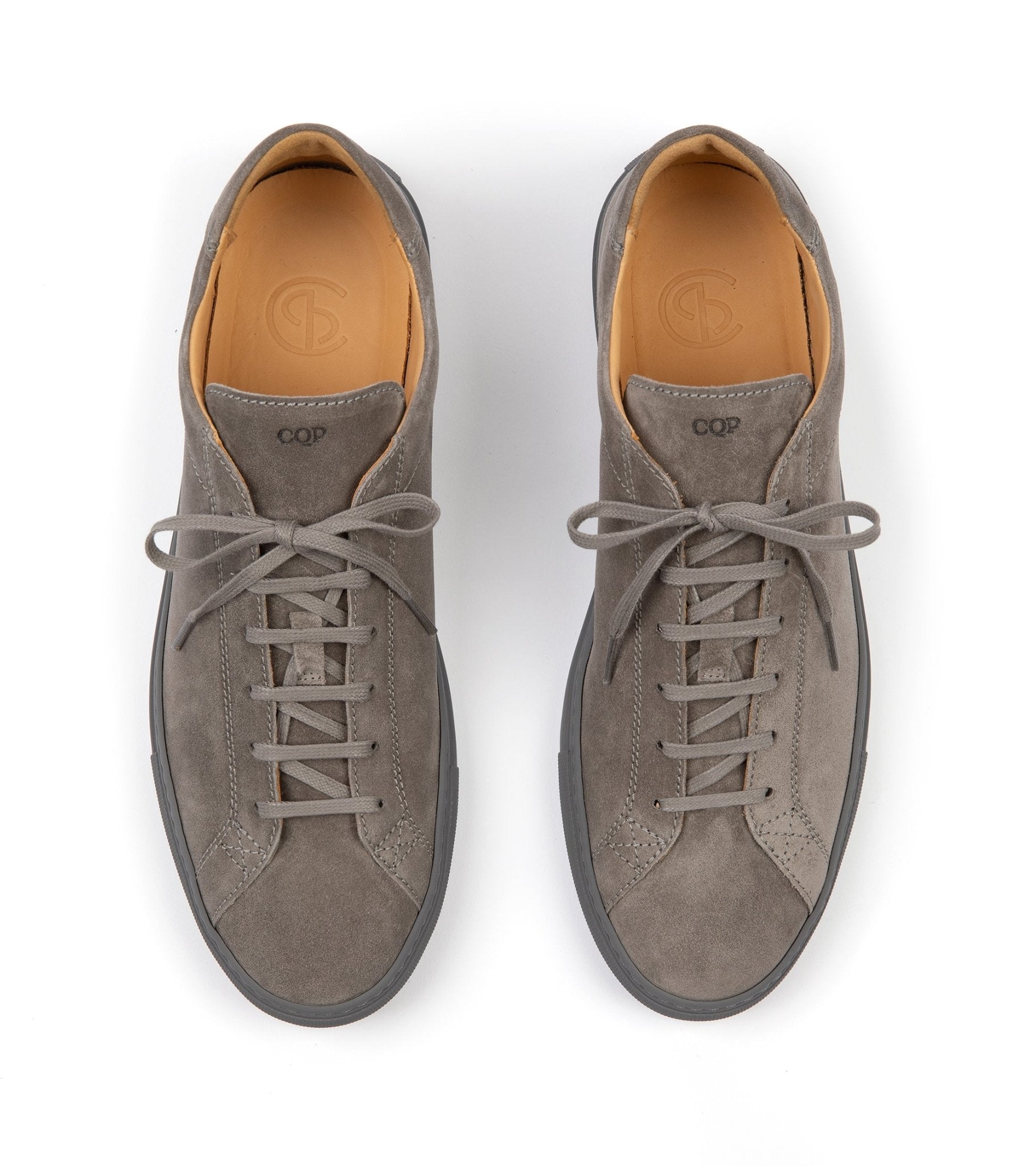 CQP Racquet Sr Suede Sneaker: Granite - Trunk Clothiers