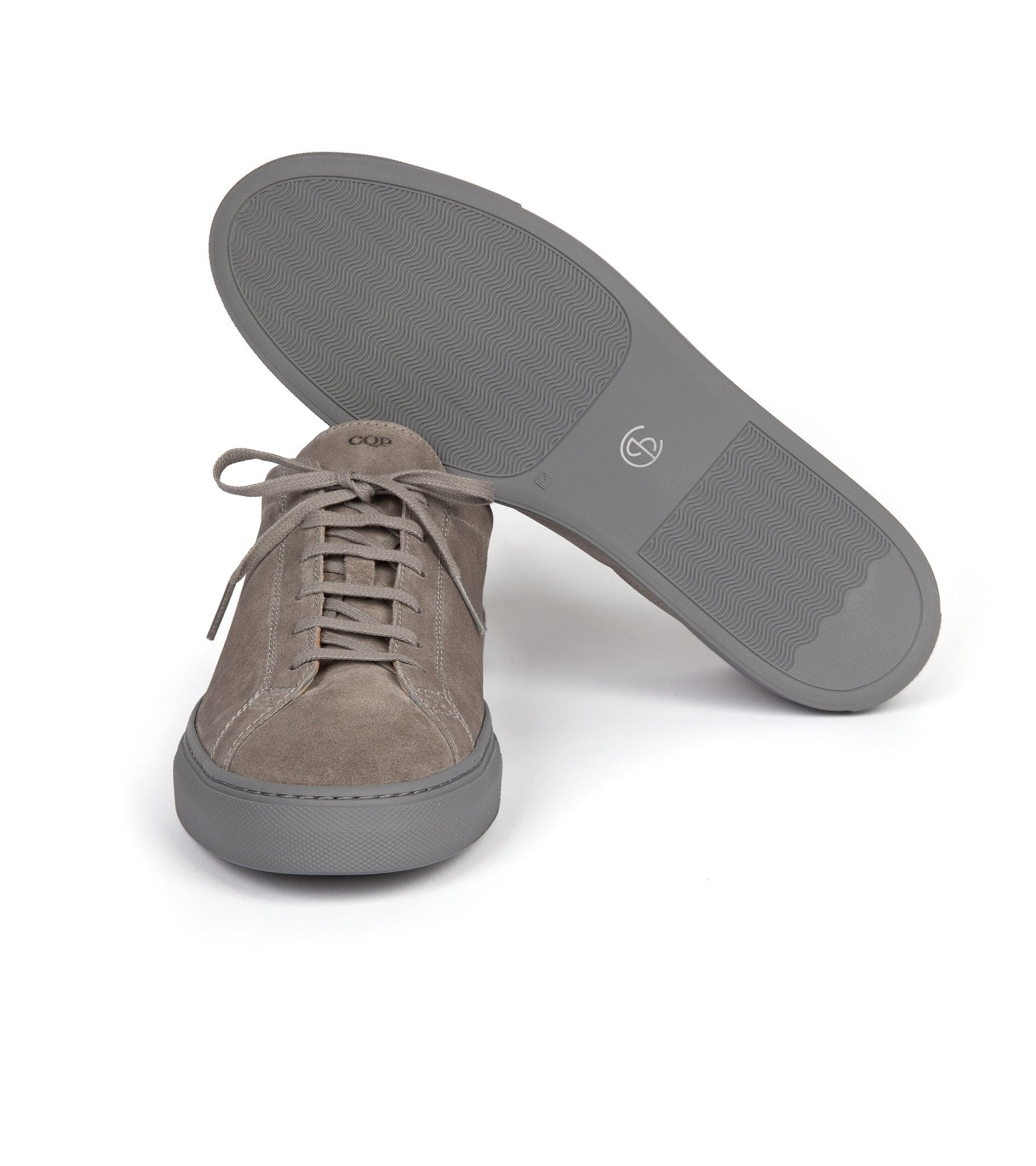 CQP Racquet Sr Suede Sneaker: Granite - Trunk Clothiers