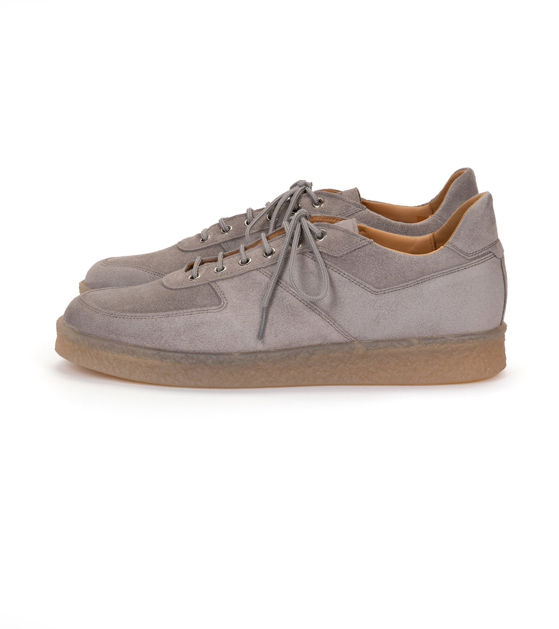 CQP Roamer Suede Sneaker: Cement - Trunk Clothiers