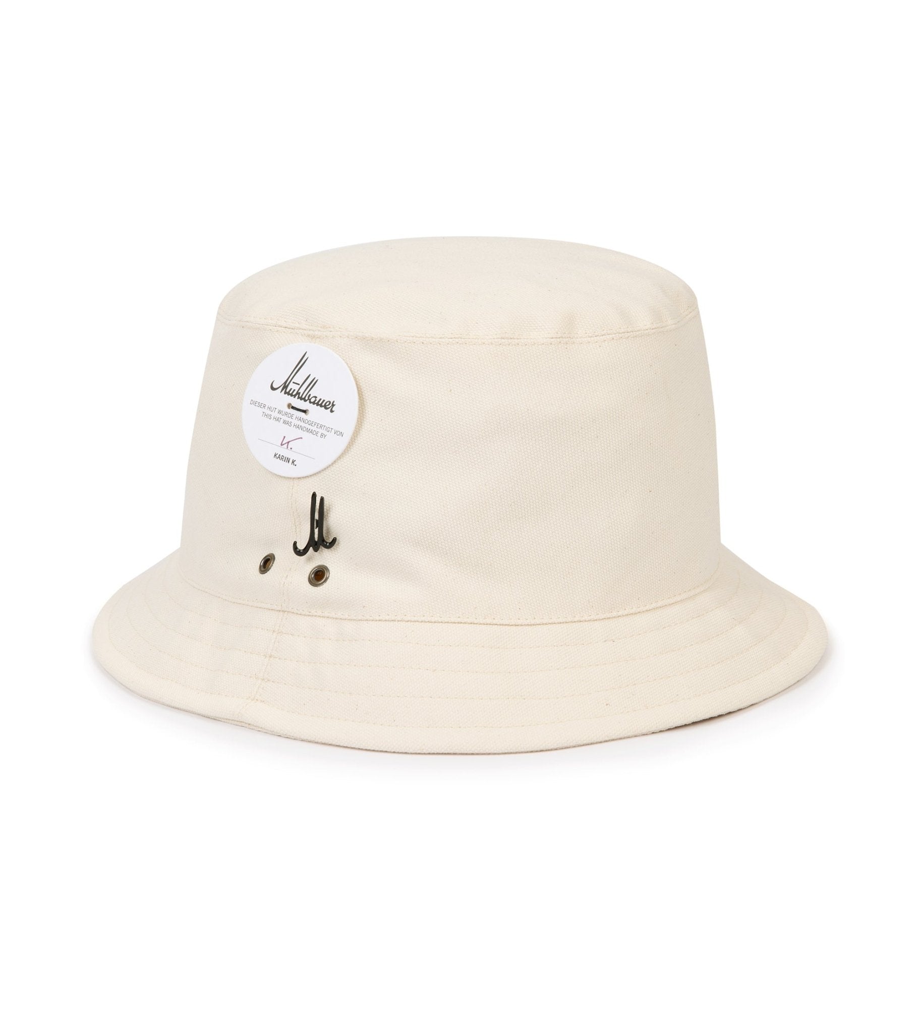 Mühlbauer Cotton Bucket Hat: Natural - Trunk Clothiers