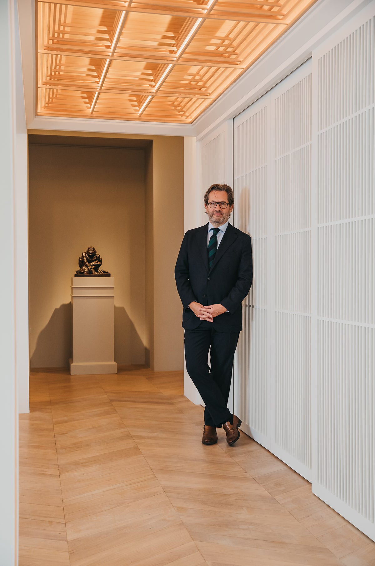 Stuart Lochhead of Stuart Lochhead Sculpture gallery, interviewed for Trunk Talks by Trunk Clothiers