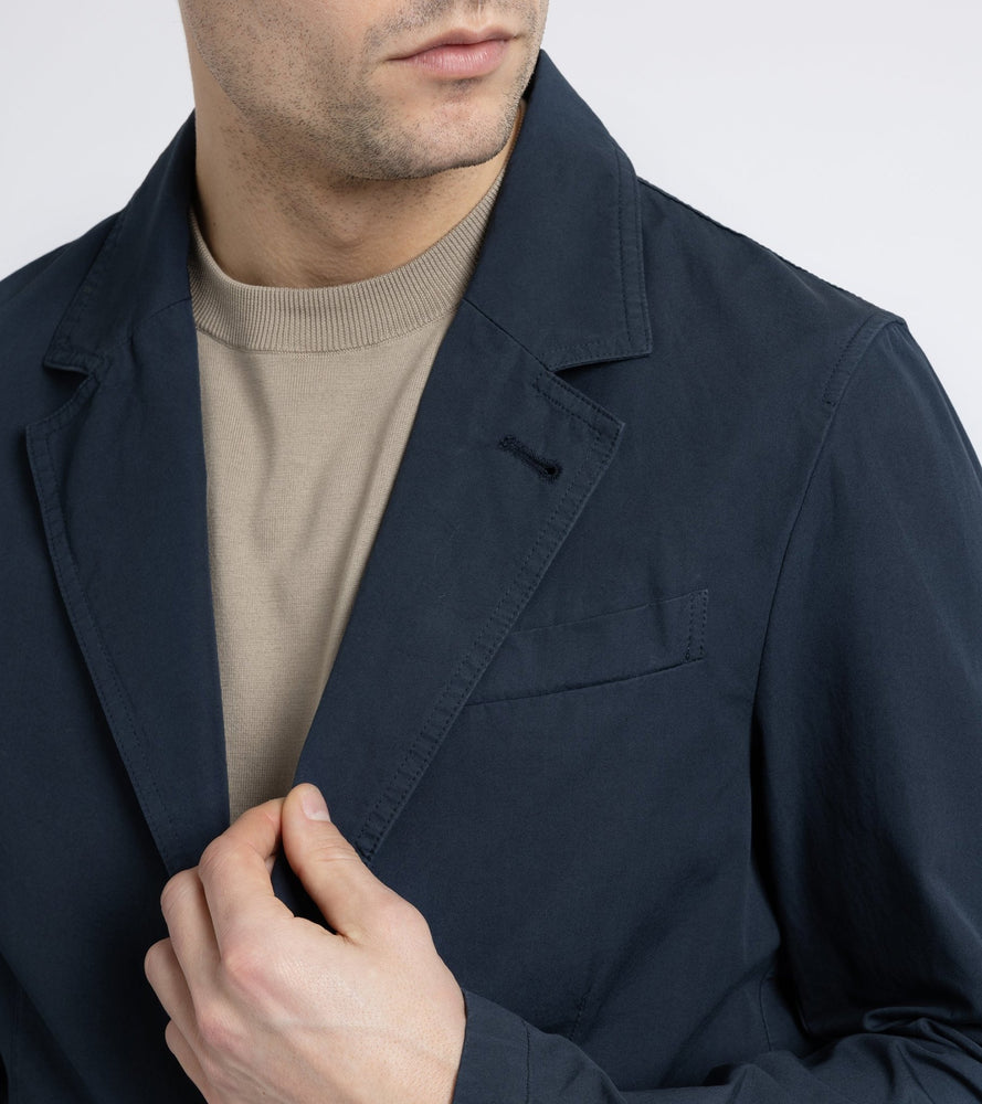Trunk Culcross Cotton Poplin Jacket Navy