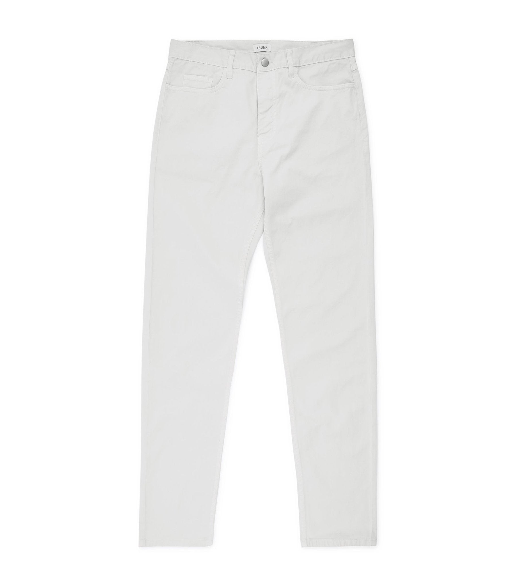 Trunk Duke Cotton 5 Pocket Trousers: Stone - Trunk Clothiers
