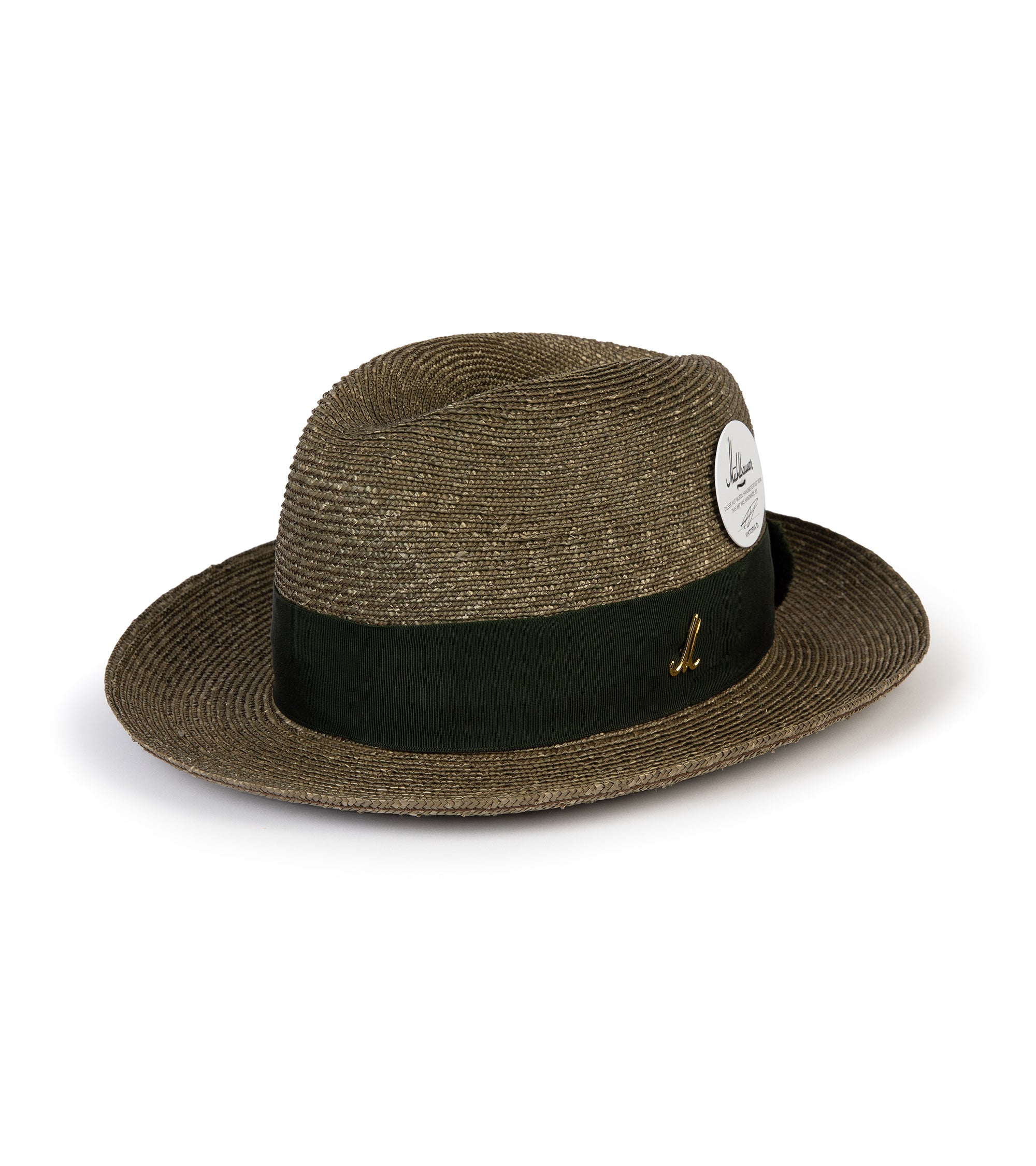 Mühlbauer Straw Braid Hat: Olive