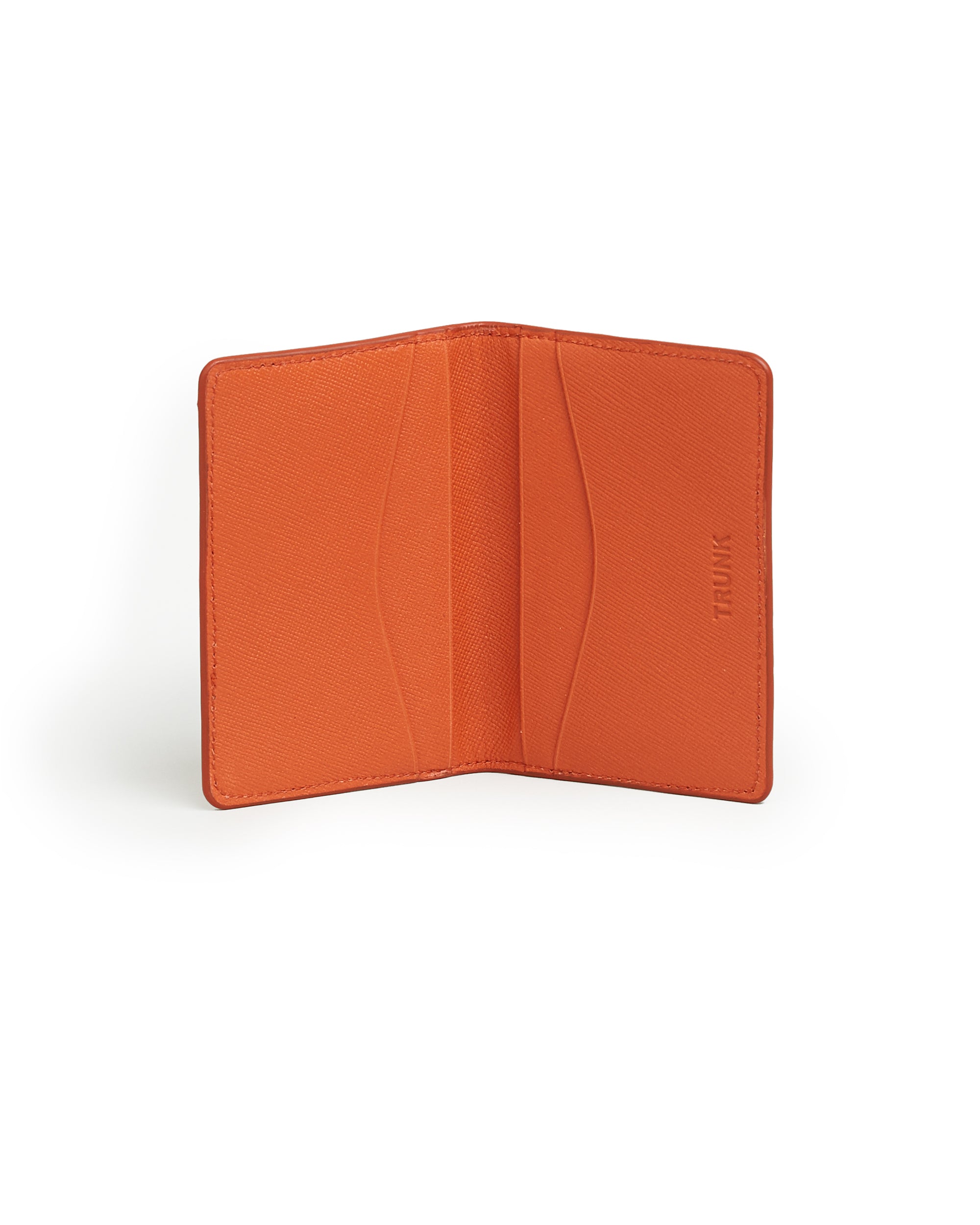 Trunk Folded Card Case: Burnt Orange - Trunk Clothiers
